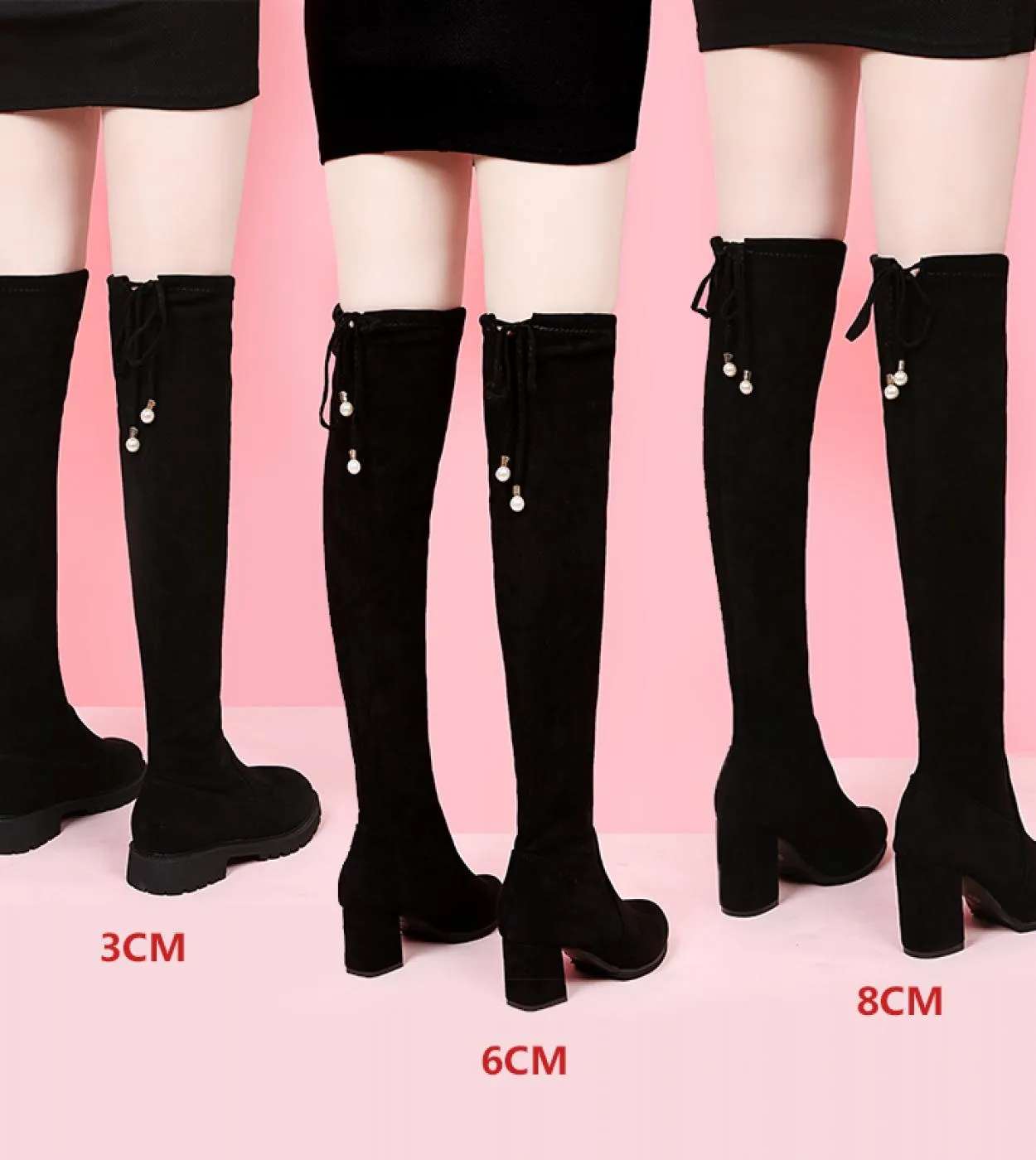 Gli stivali da donna sopra il ginocchio erano più sottili Autunno Inverno Stivali sottili di nuova moda Stivali elasticizzati co