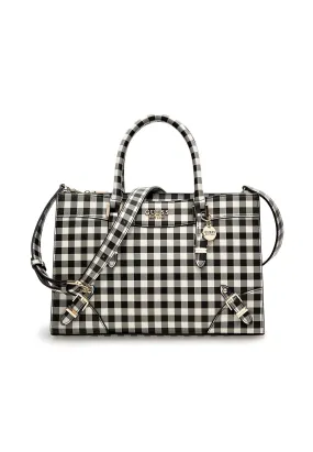 GUESS Didi Borsa Schacci Tote Black White VG874423