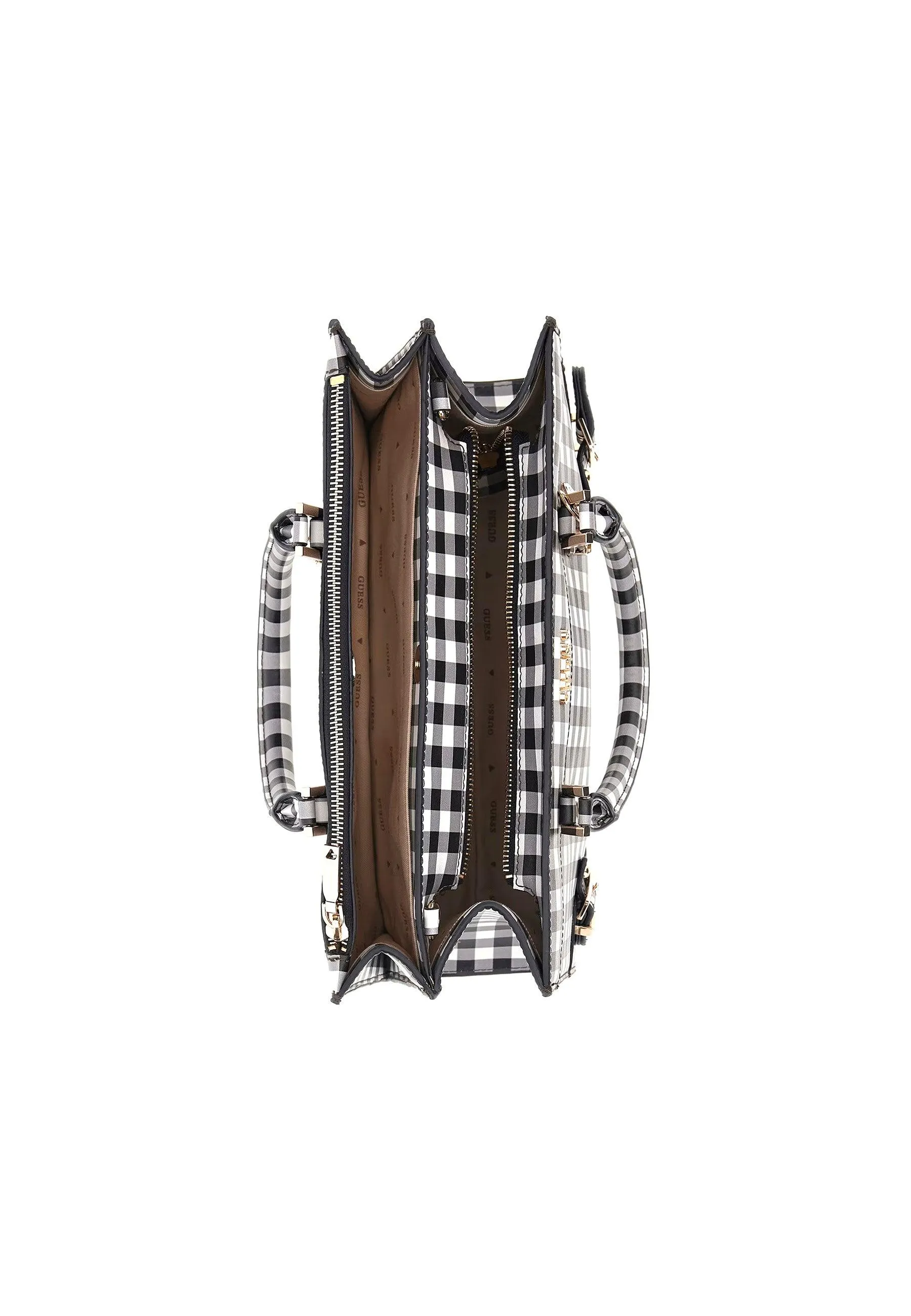 GUESS Didi Borsa Schacci Tote Black White VG874423