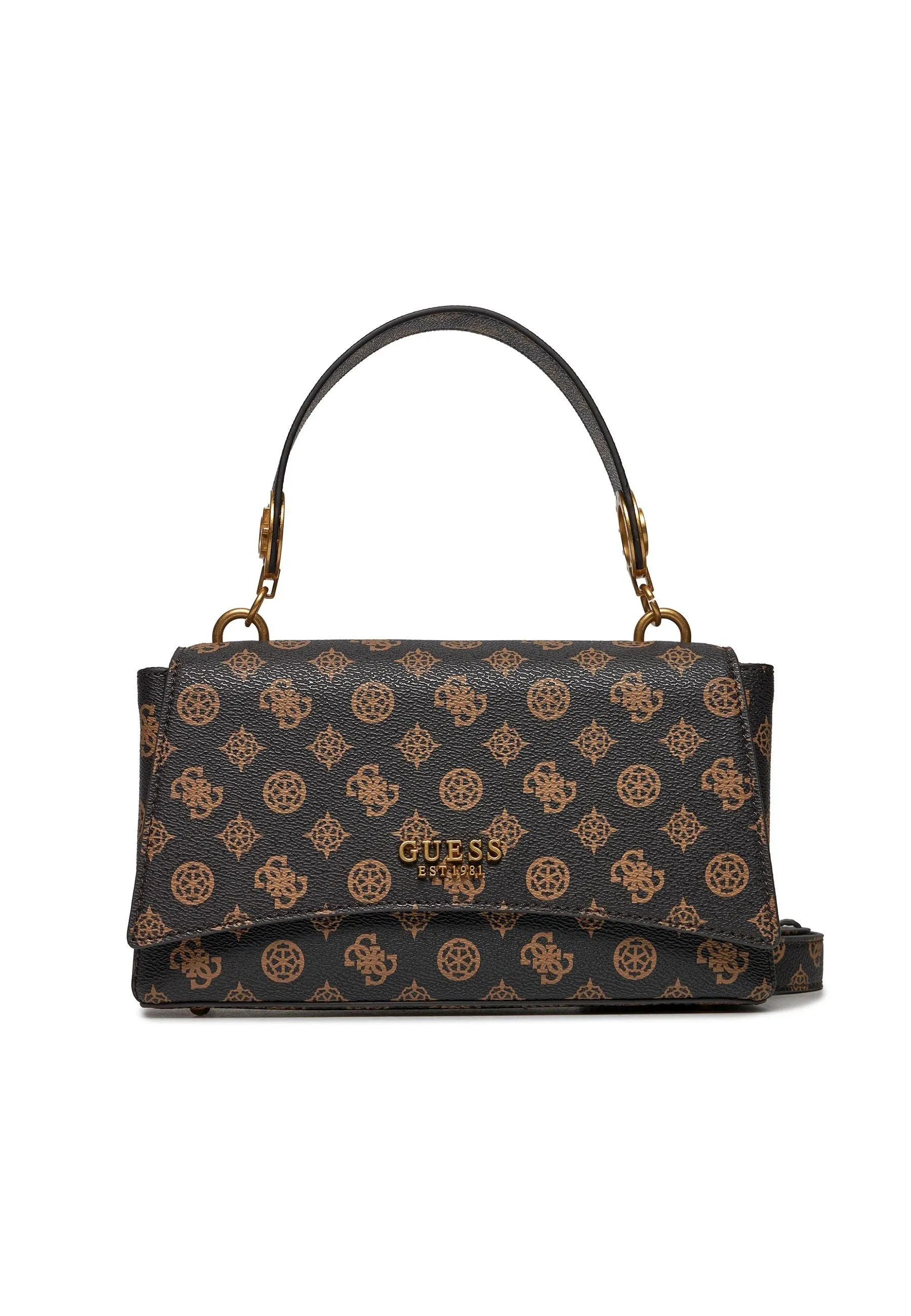 GUESS Masie Borsa Handle Donna Mocha Logo PA919020