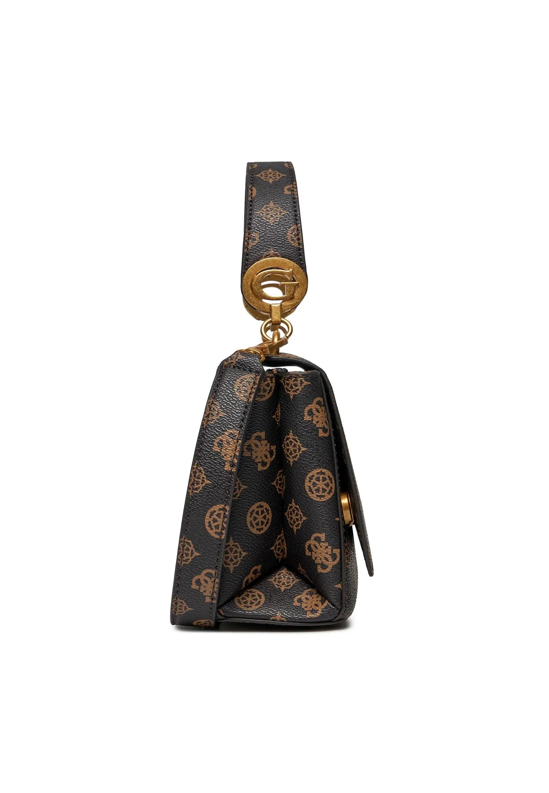 GUESS Masie Borsa Handle Donna Mocha Logo PA919020
