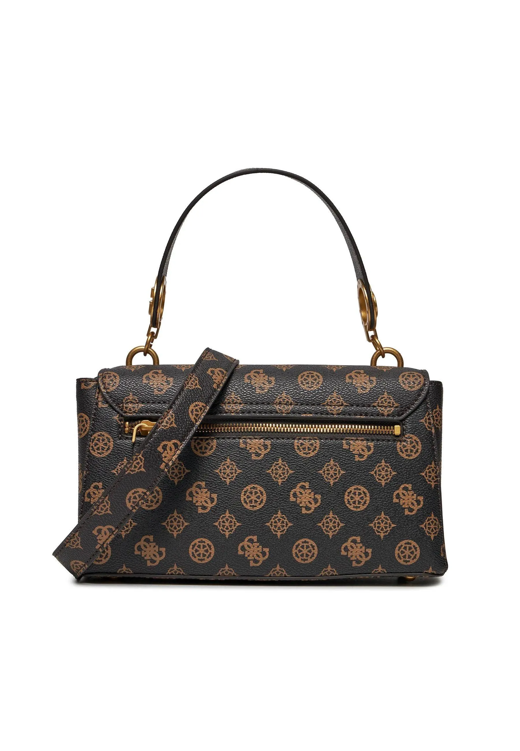GUESS Masie Borsa Handle Donna Mocha Logo PA919020