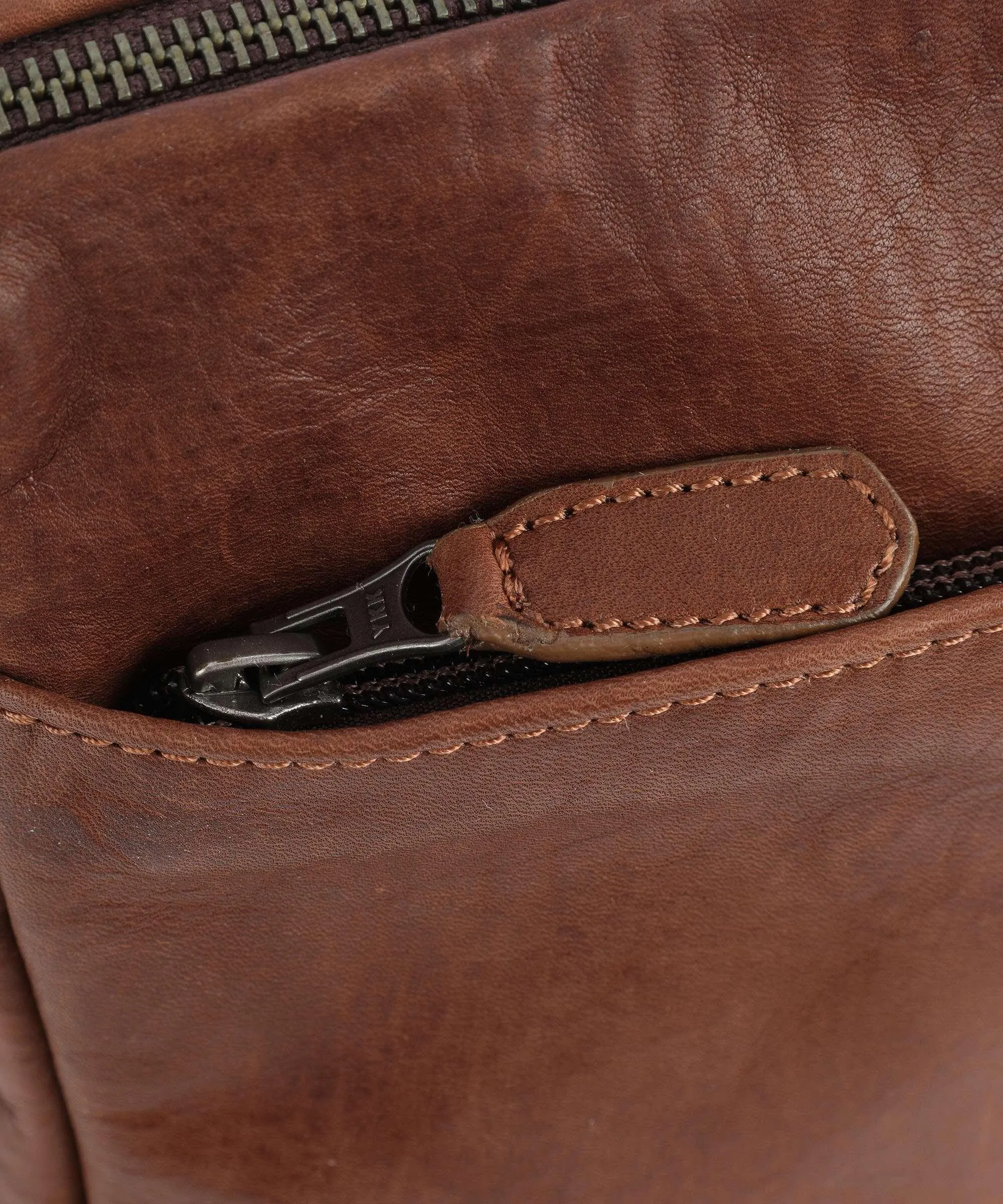  Harold's Ivy lane Borsa a tracolla pelle di vacchetta finemente grana cognac  