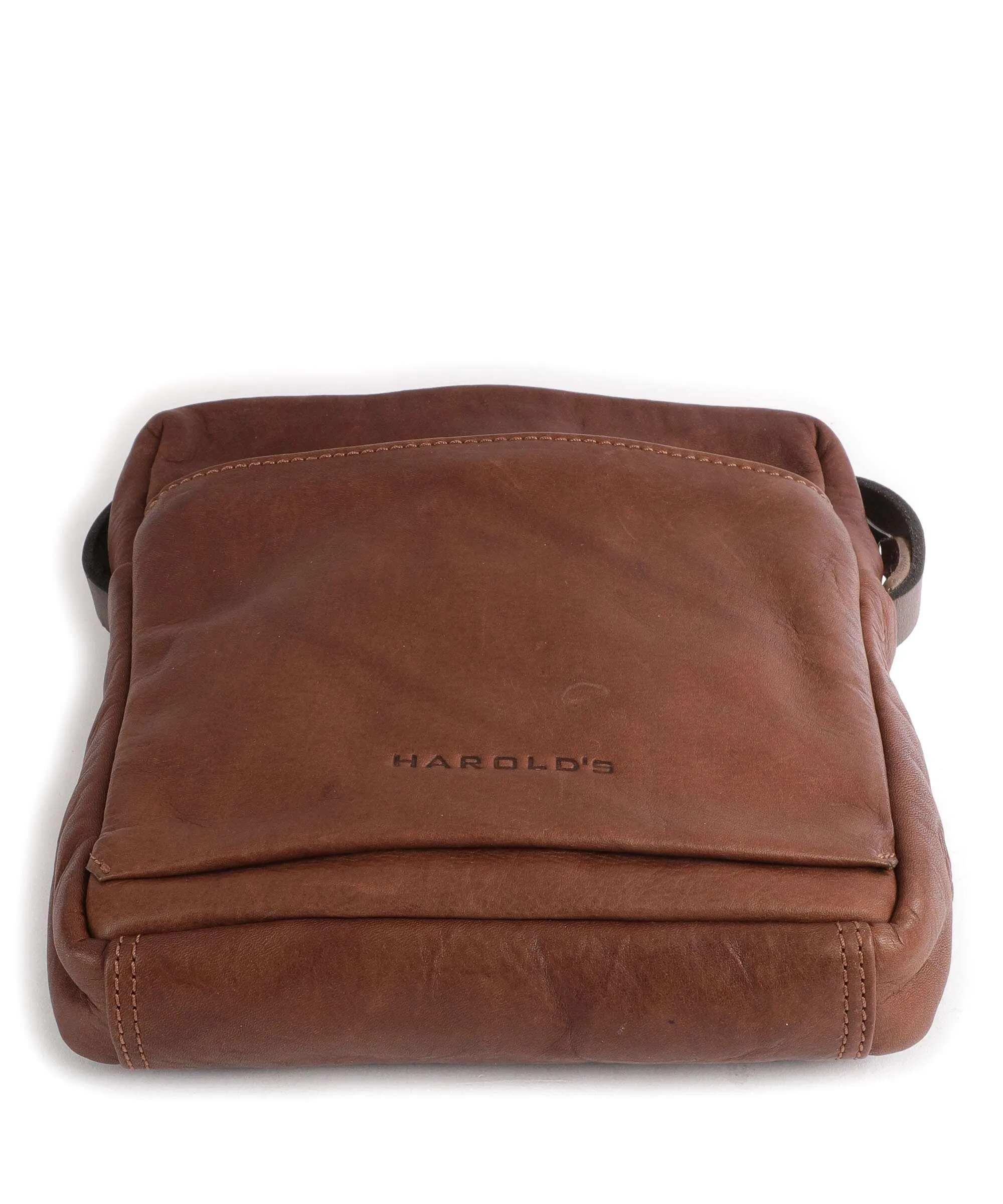  Harold's Ivy lane Borsa a tracolla pelle di vacchetta finemente grana cognac  