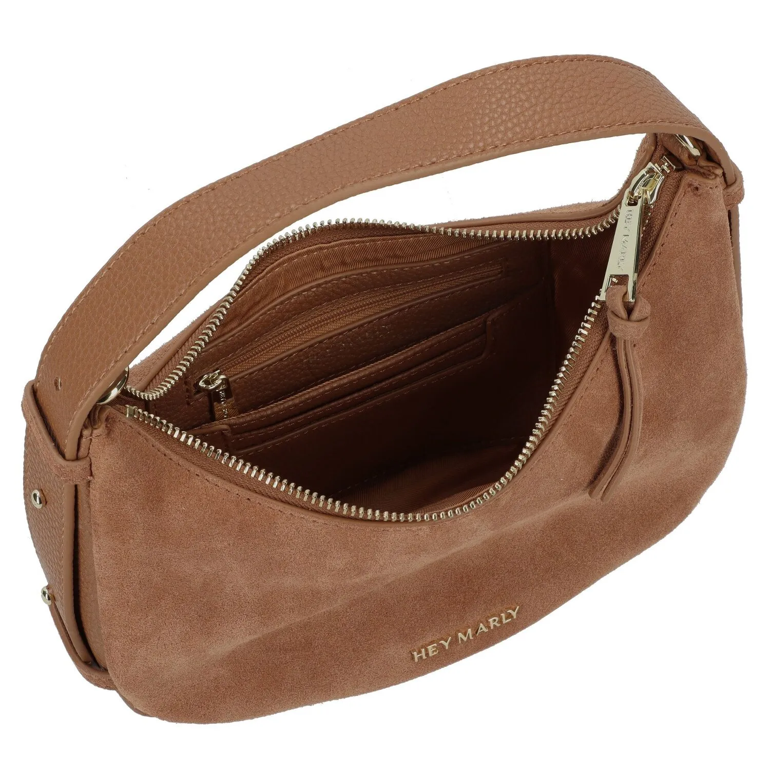 Hey Marly Lifetime Sister Suede Borsa a tracolla S Pelle 24 cm