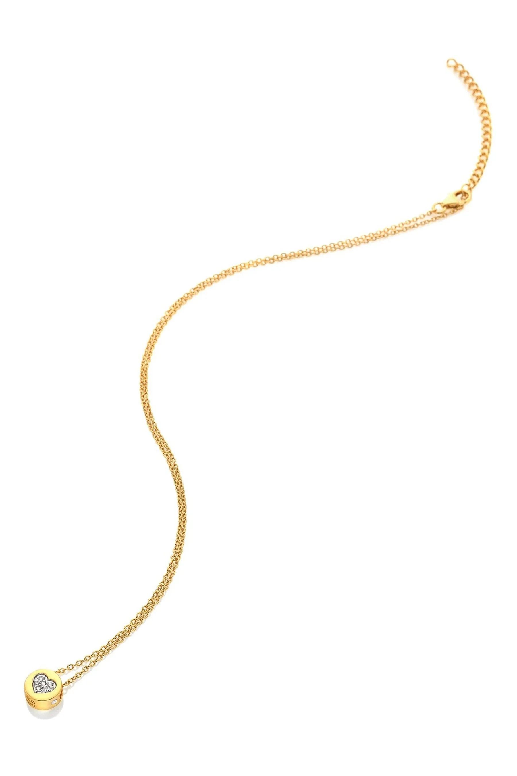 Hot Diamonds x JJ Collana con ciondolo placcato in oro    