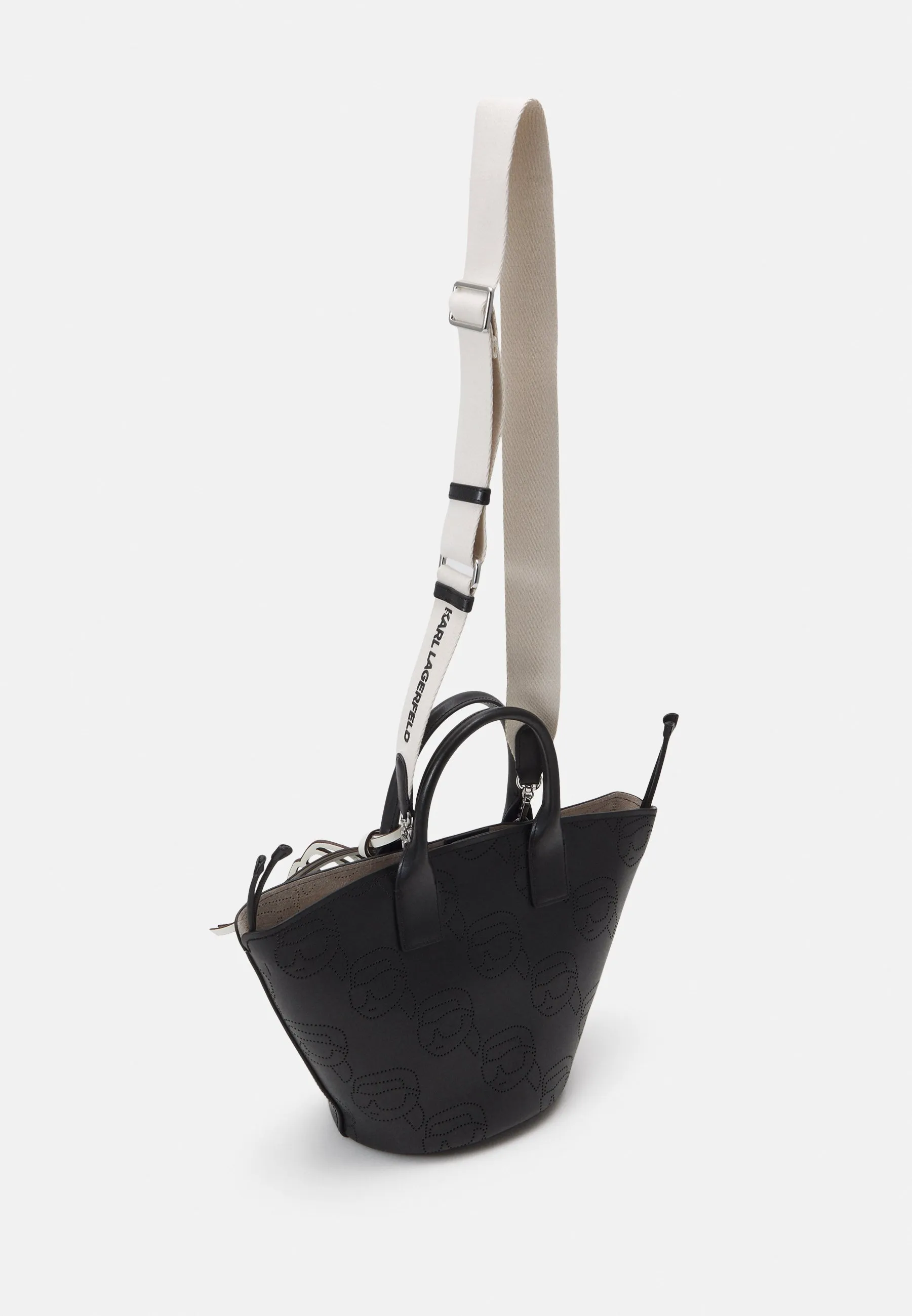 IKONIK PERFORATED TOTE - Borsa a mano