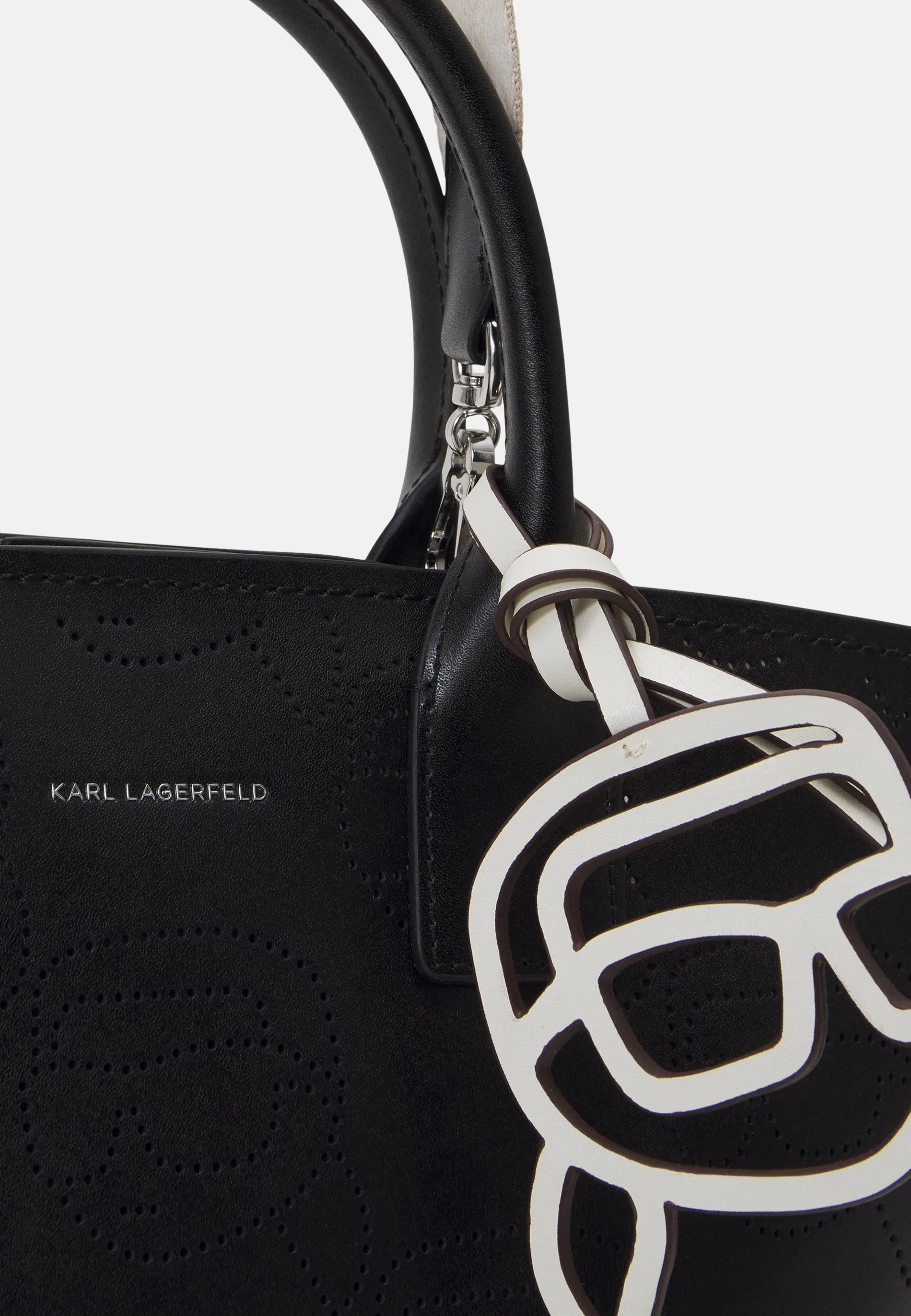 IKONIK PERFORATED TOTE - Borsa a mano