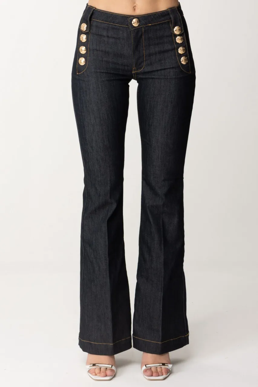 Jeans flare Blu