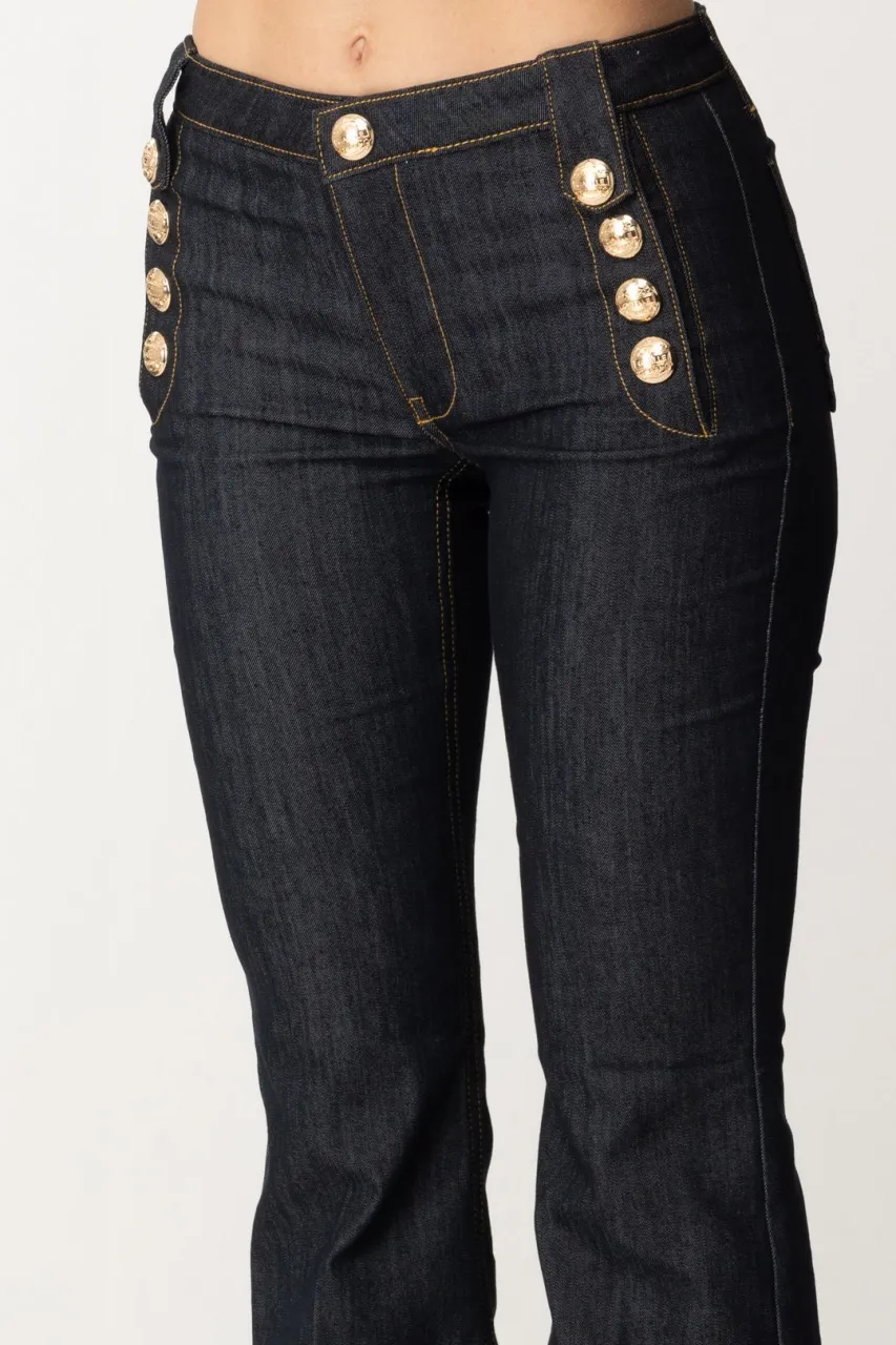 Jeans flare Blu