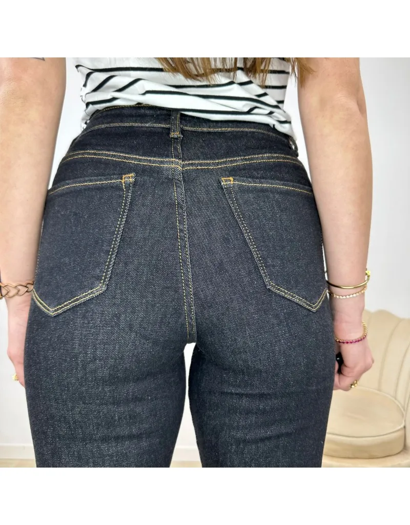 JEANS FLARE DARK DENIM