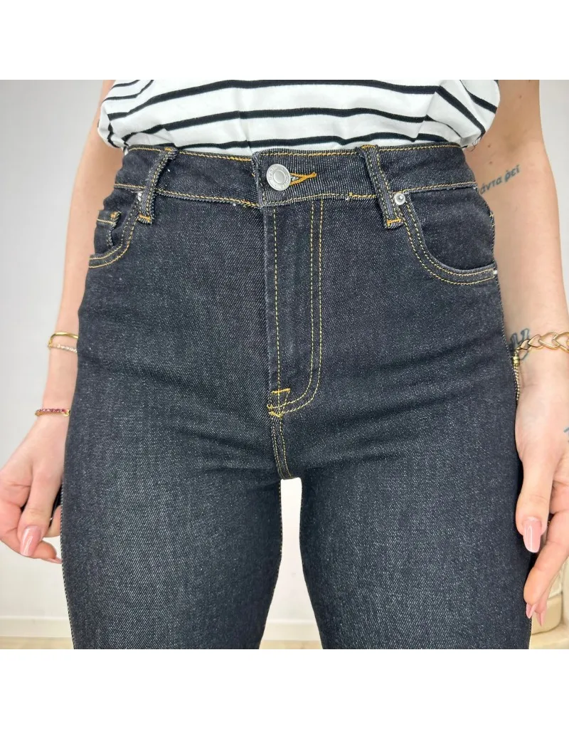 JEANS FLARE DARK DENIM
