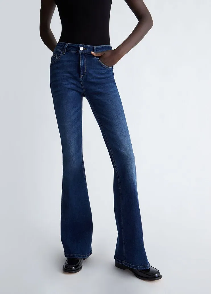 Jeans flare ecosostenibili liu jo