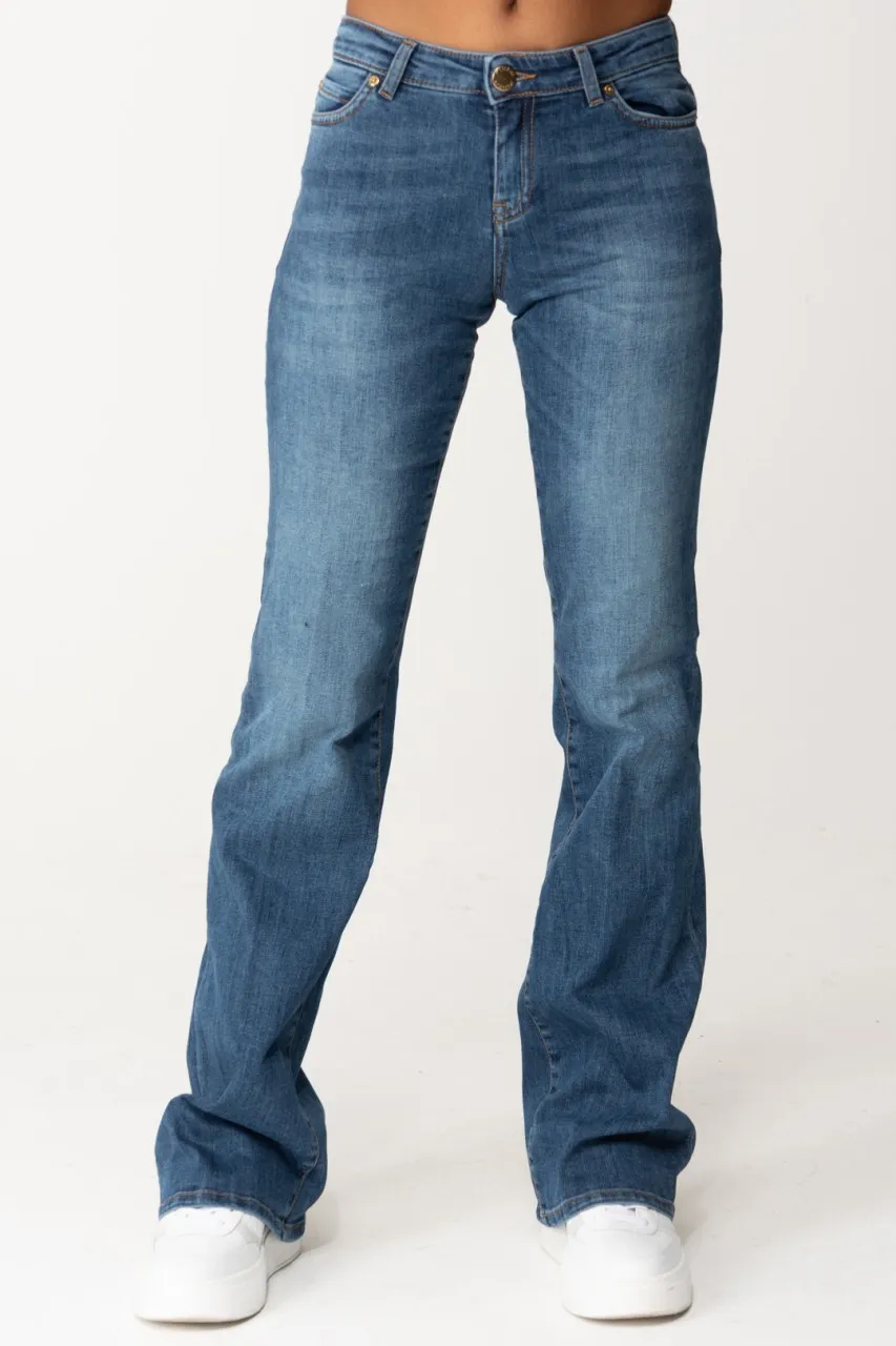 Jeans flare LAVAGGIO VINTAGE MEDIO SCURO