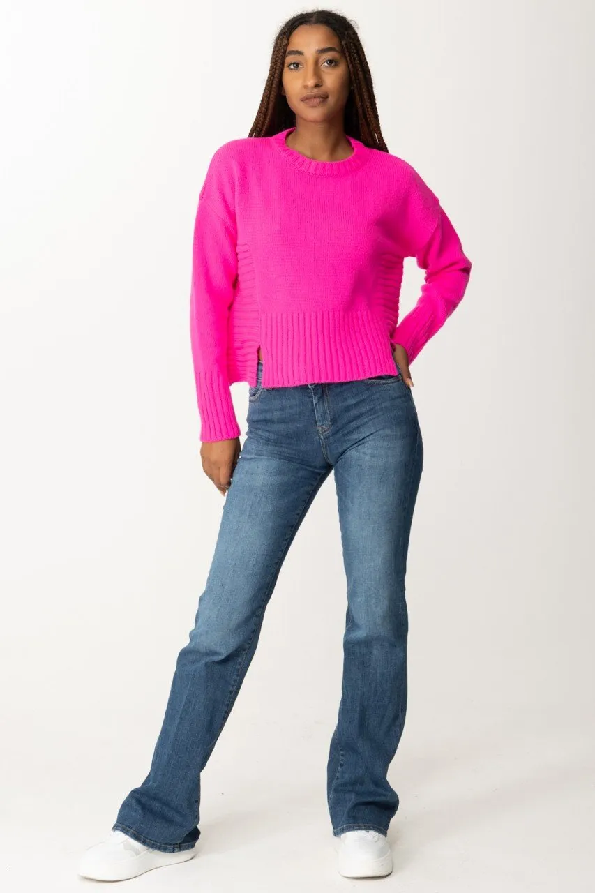 Jeans flare LAVAGGIO VINTAGE MEDIO SCURO
