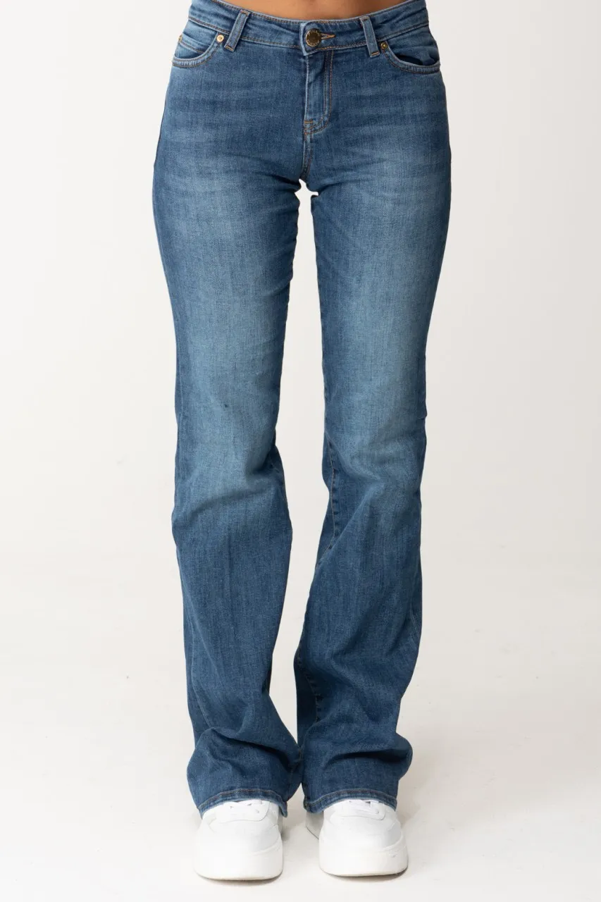 Jeans flare LAVAGGIO VINTAGE MEDIO SCURO