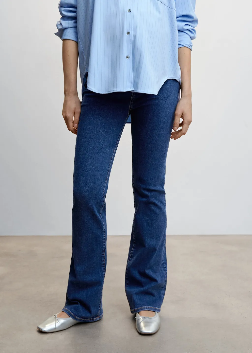 Jeans flare premaman