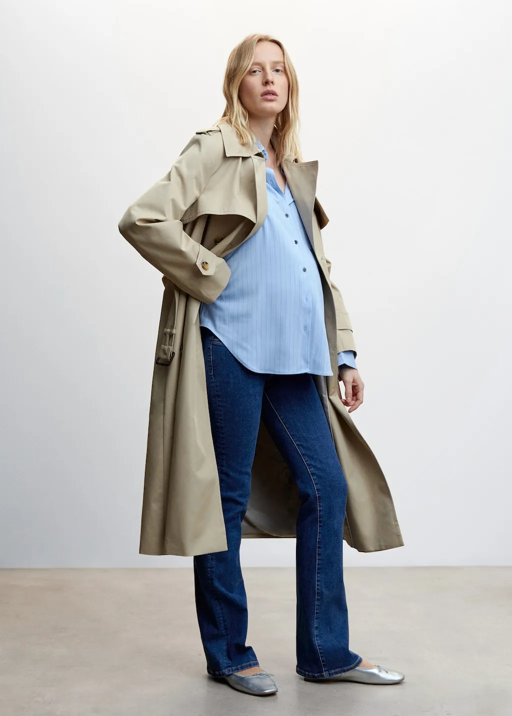 Jeans flare premaman