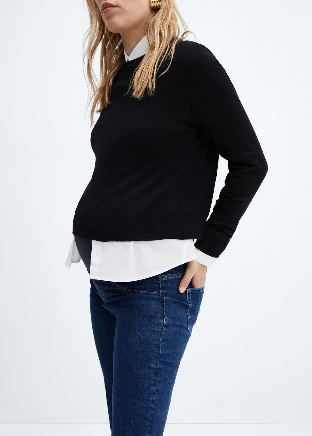 Jeans flare premaman