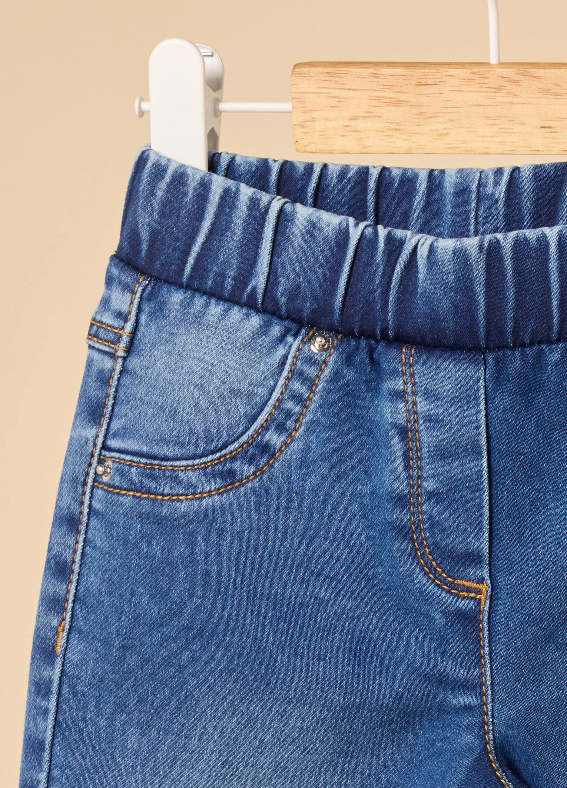 Jeans IANA misto cotone flare fit bambina