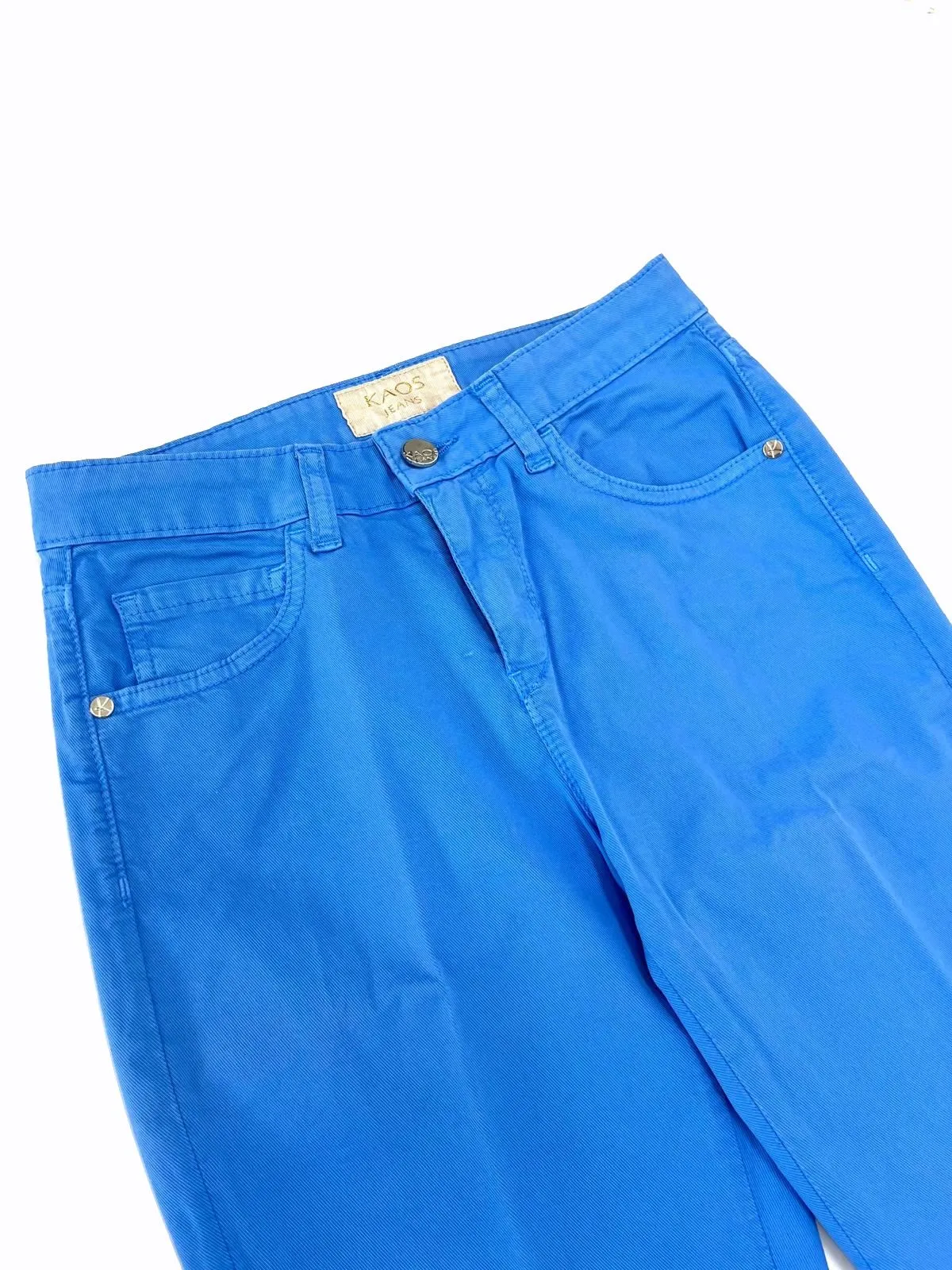 JEANS "SALLY" AZZURRO IN DENIM DI COTONE