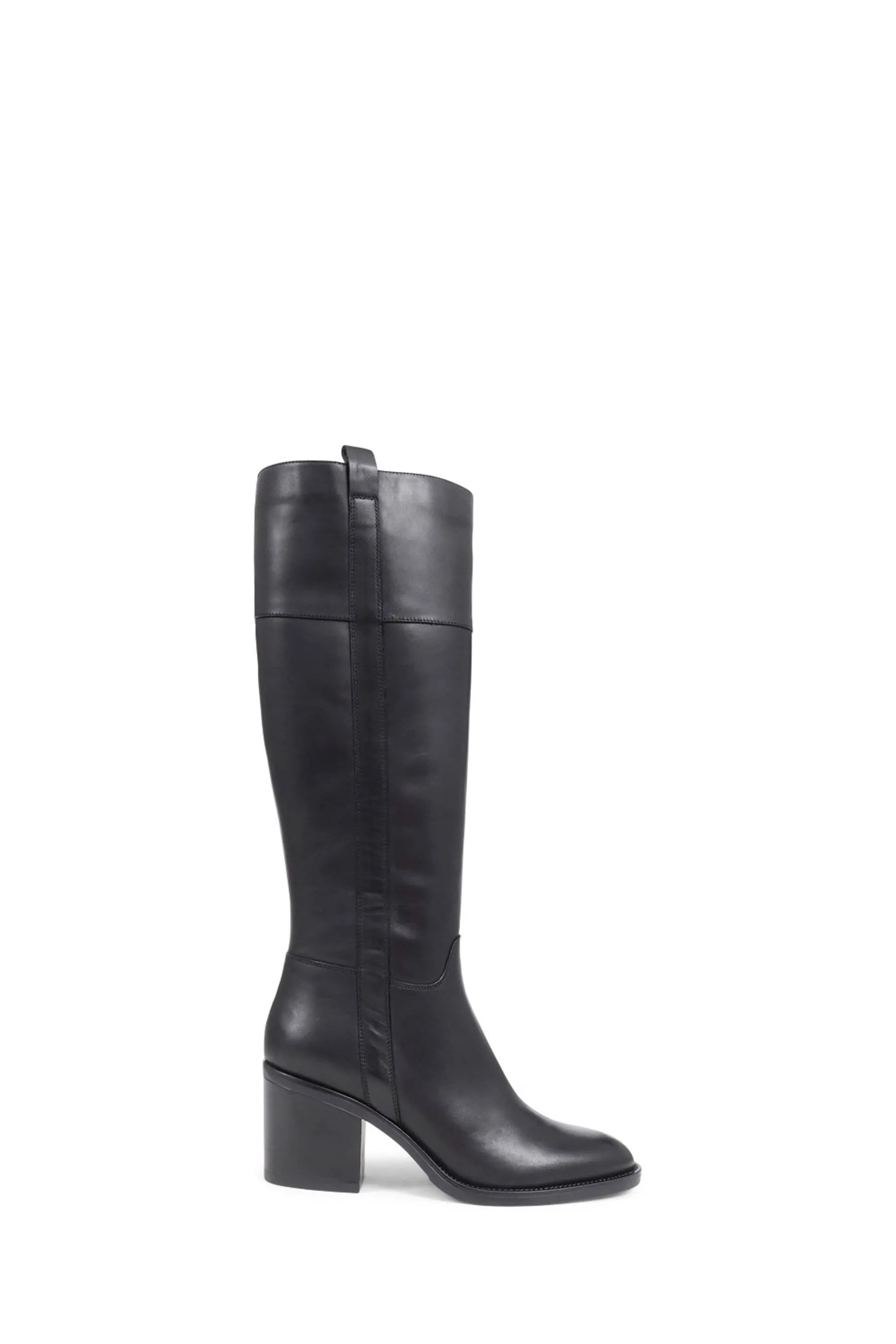 Jones Bootmaker - Carmine - Nero al ginocchio in pelle - Stivali