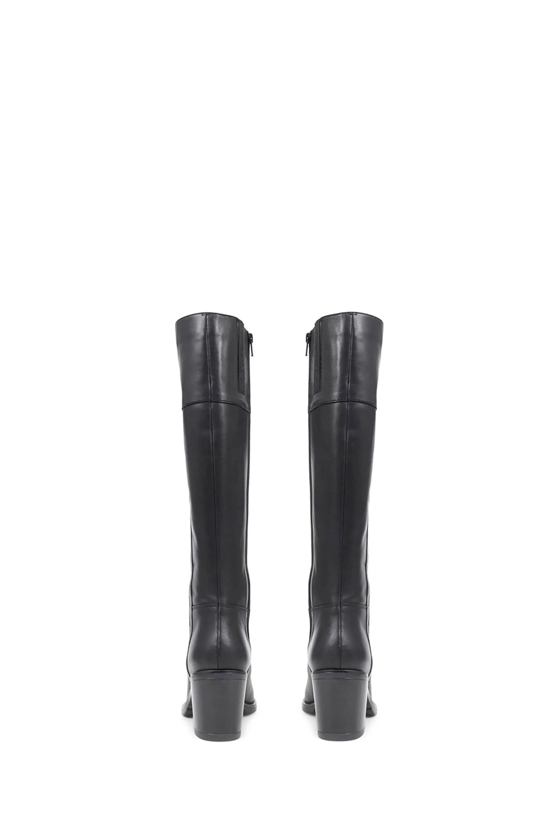Jones Bootmaker - Carmine - Nero al ginocchio in pelle - Stivali