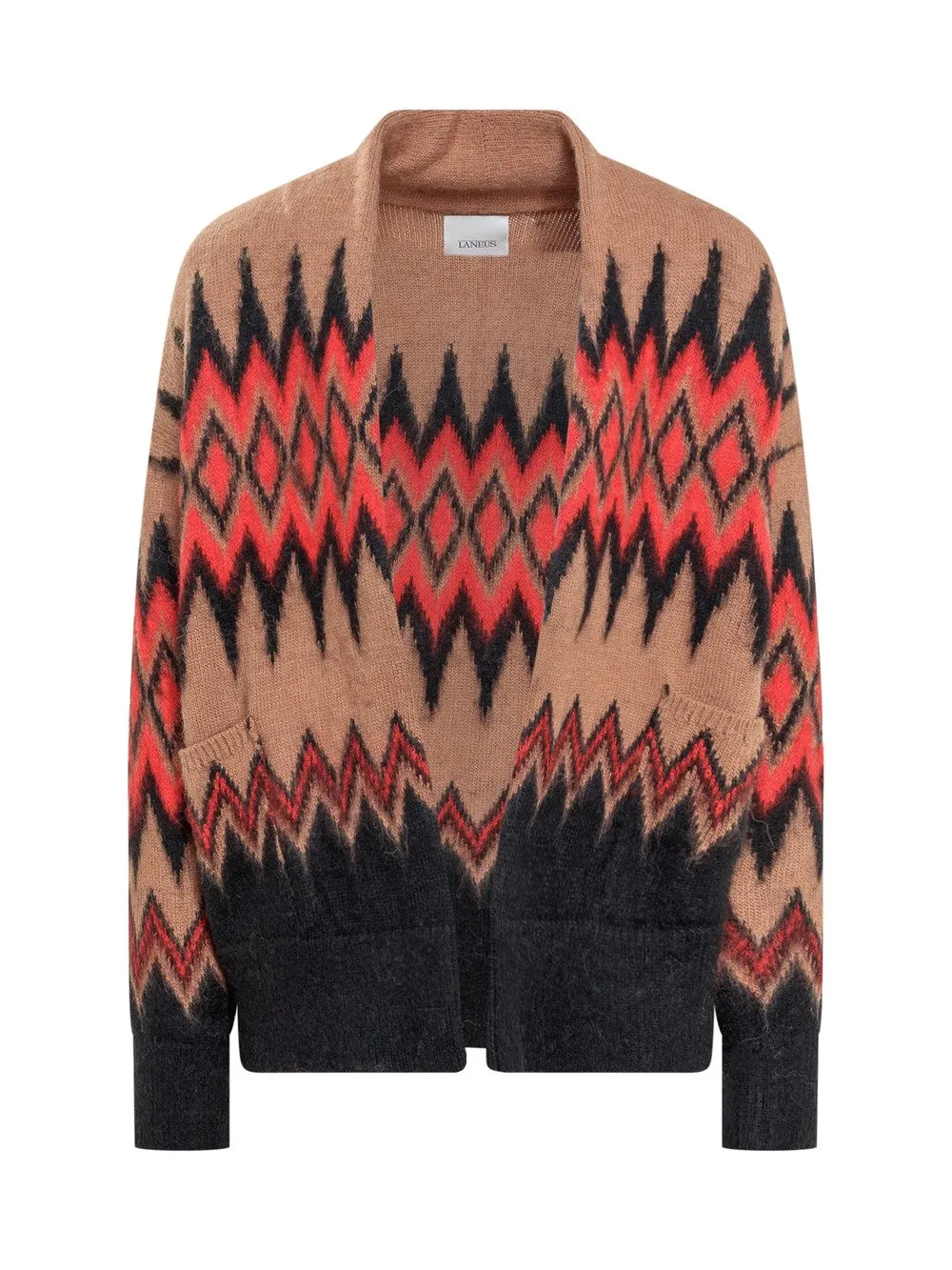 LANEUS Cardigan in Jacquard 