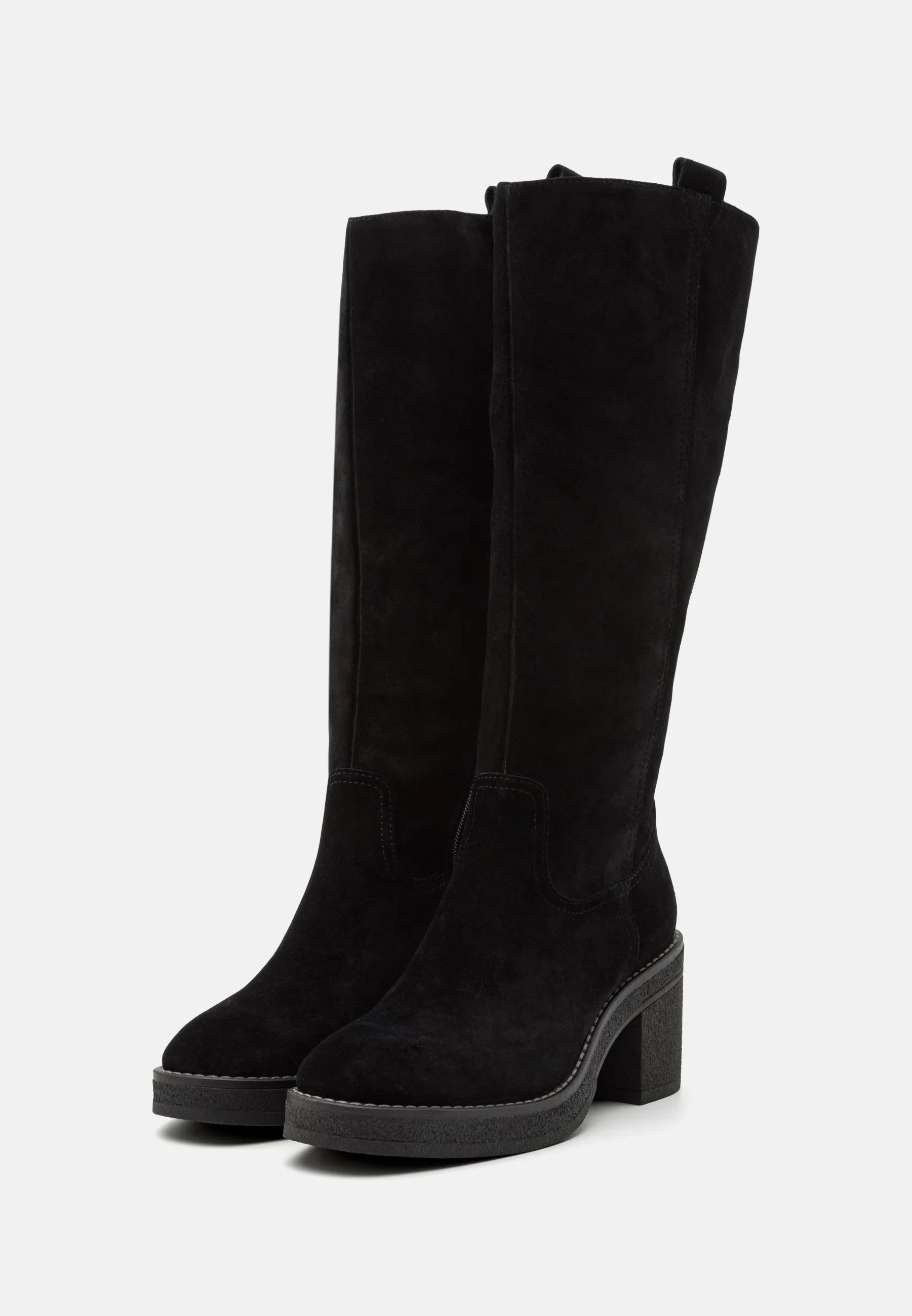 LEATHER  - Stivali con plateau