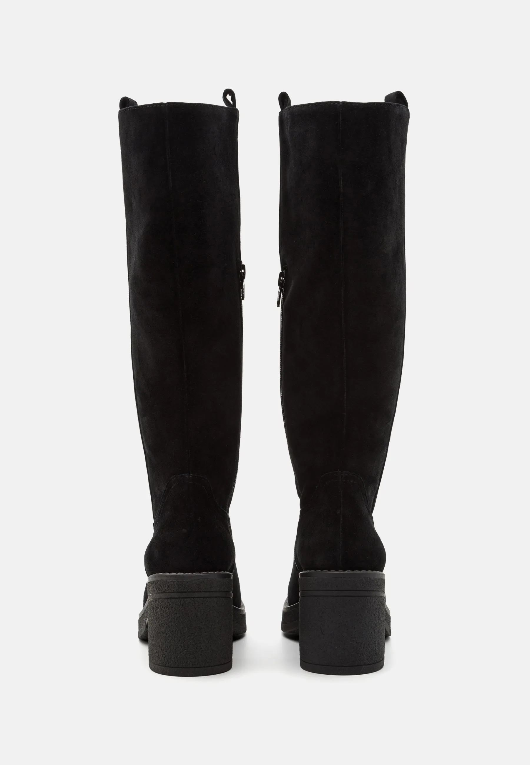 LEATHER  - Stivali con plateau