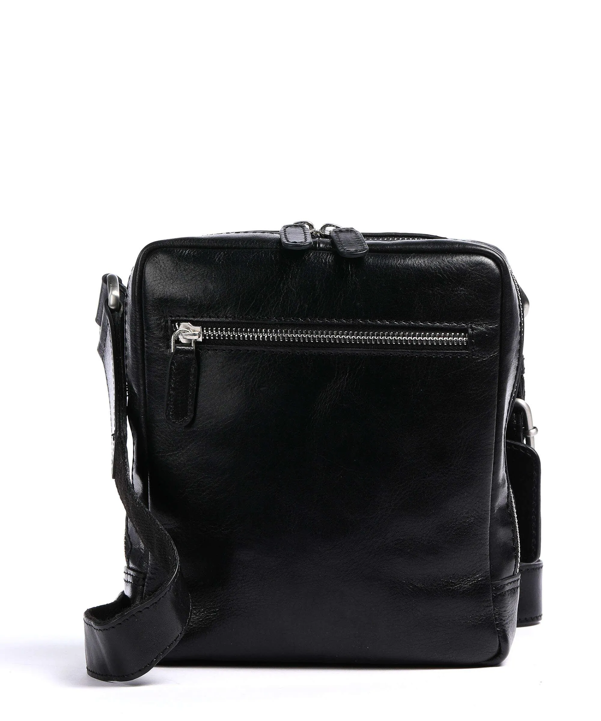  Leonhard Heyden Cambridge Borsa a tracolla pelle nero  