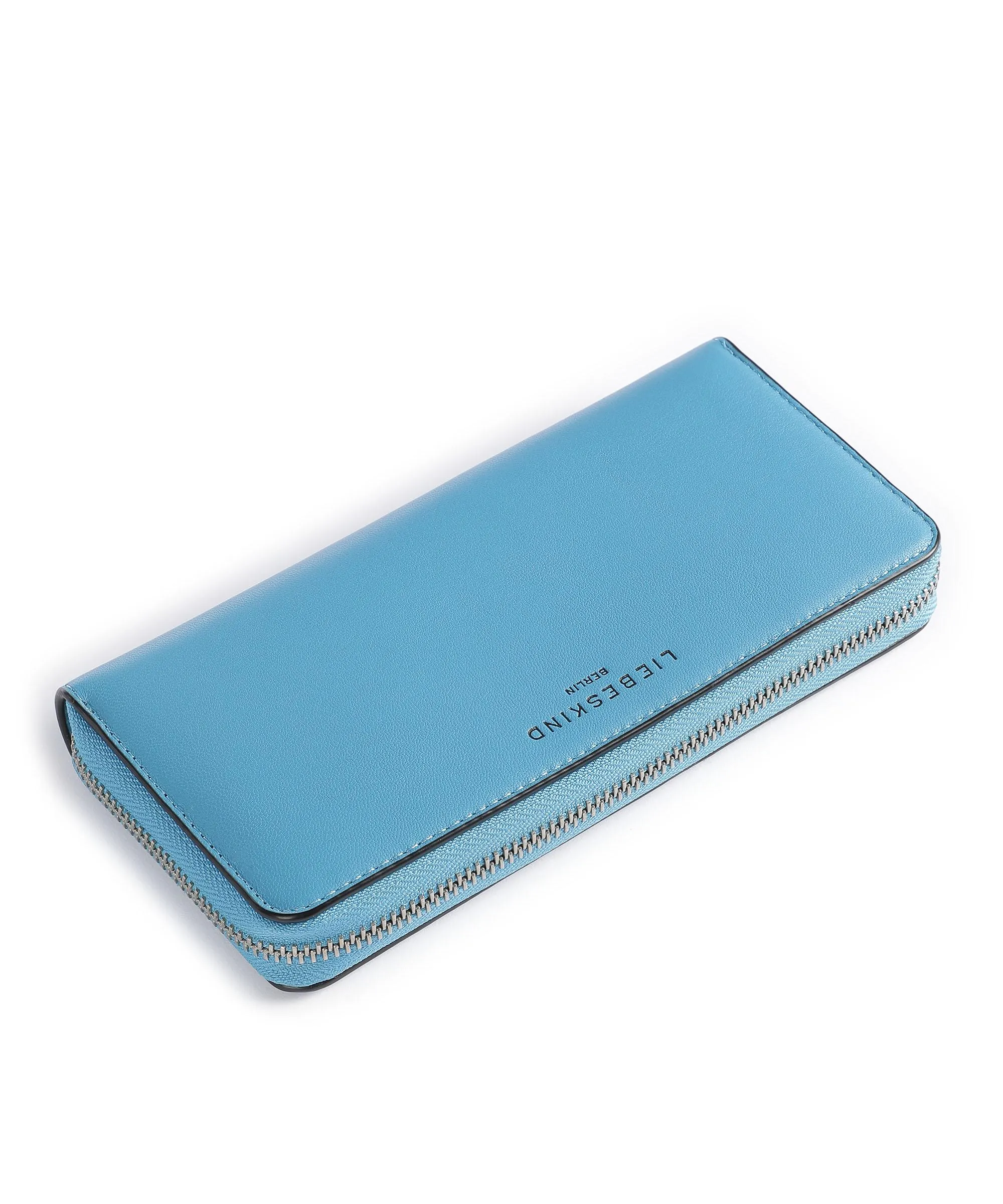  Liebeskind Alessa Sally Portafoglio pelle a grana fine blu chiaro  