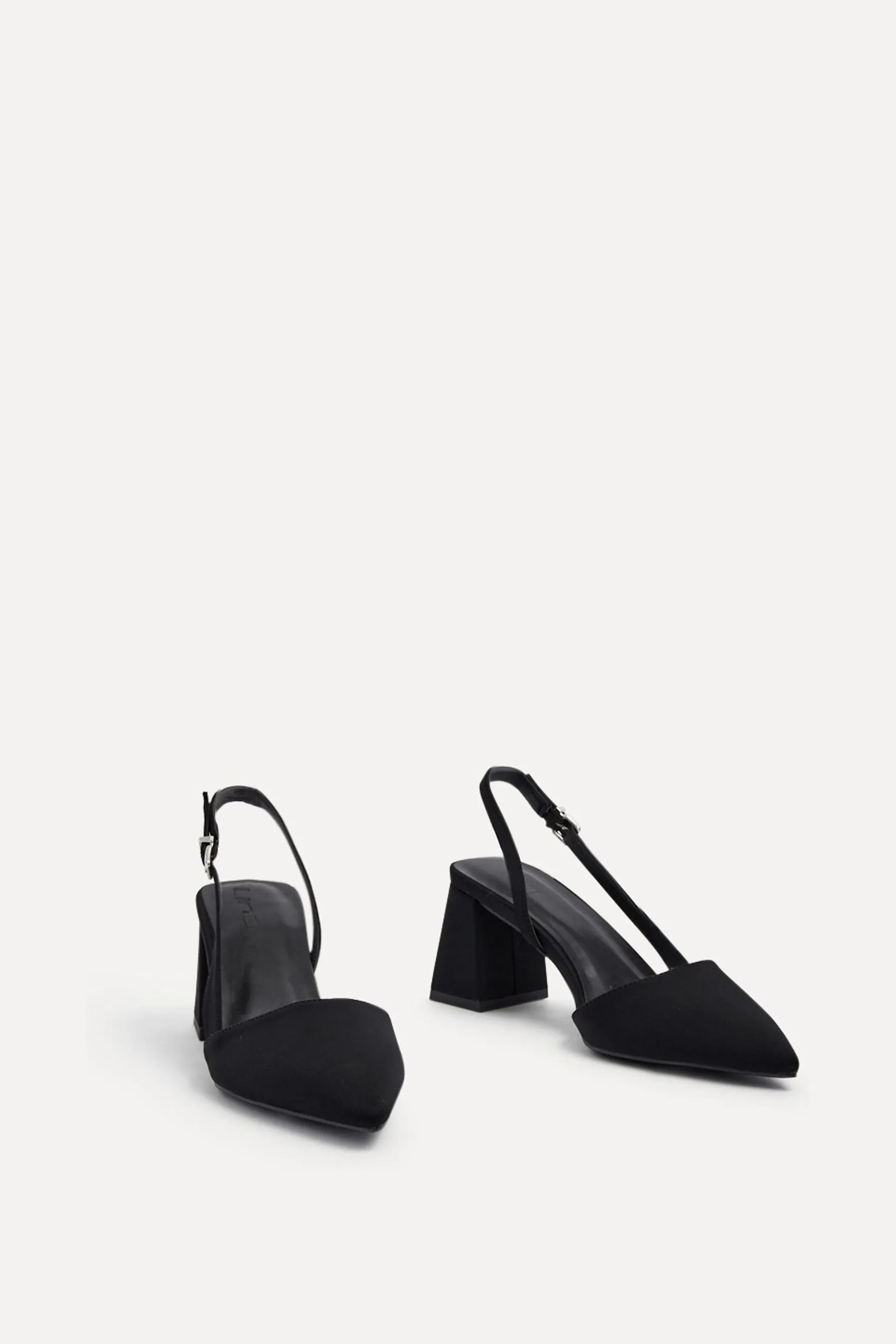 Linzi - Brooklyn - Scarpe con cinturino posteriore e tacco largo