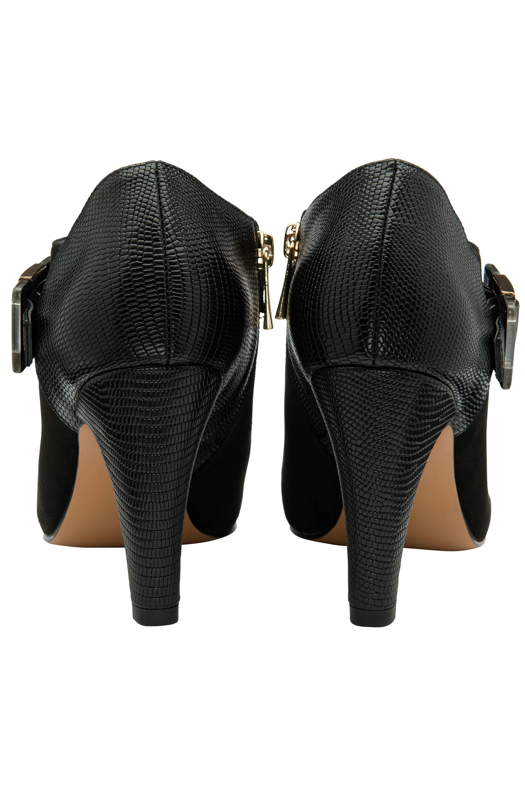 Lotus - Scarpe Stivali con tacco e zip