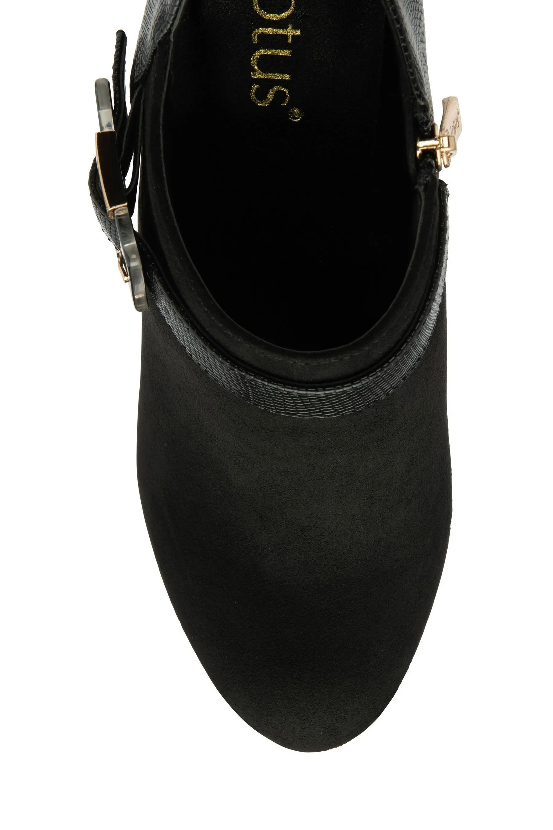 Lotus - Scarpe Stivali con tacco e zip