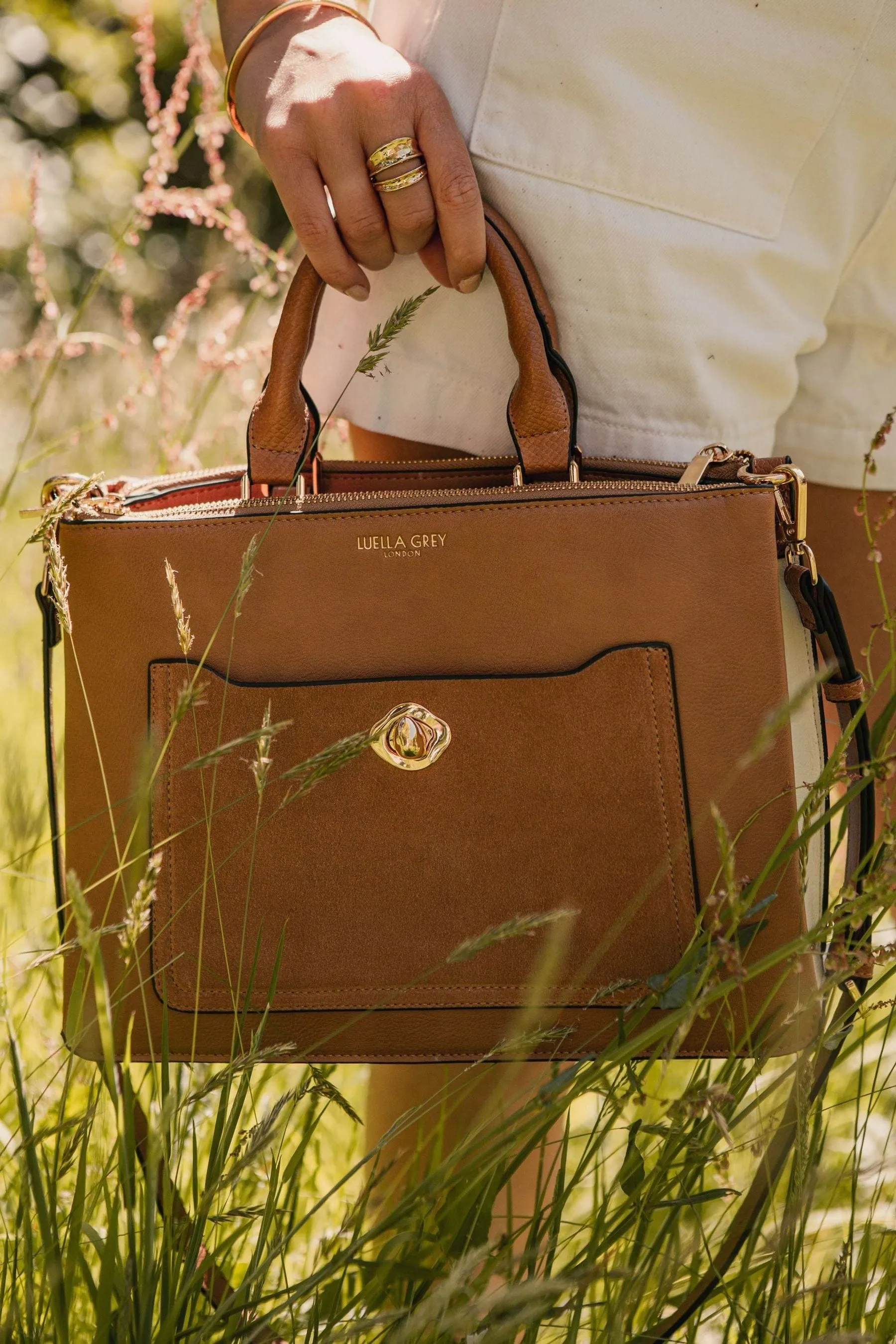 Luella Grey Animal - Olympia - Borsa tote