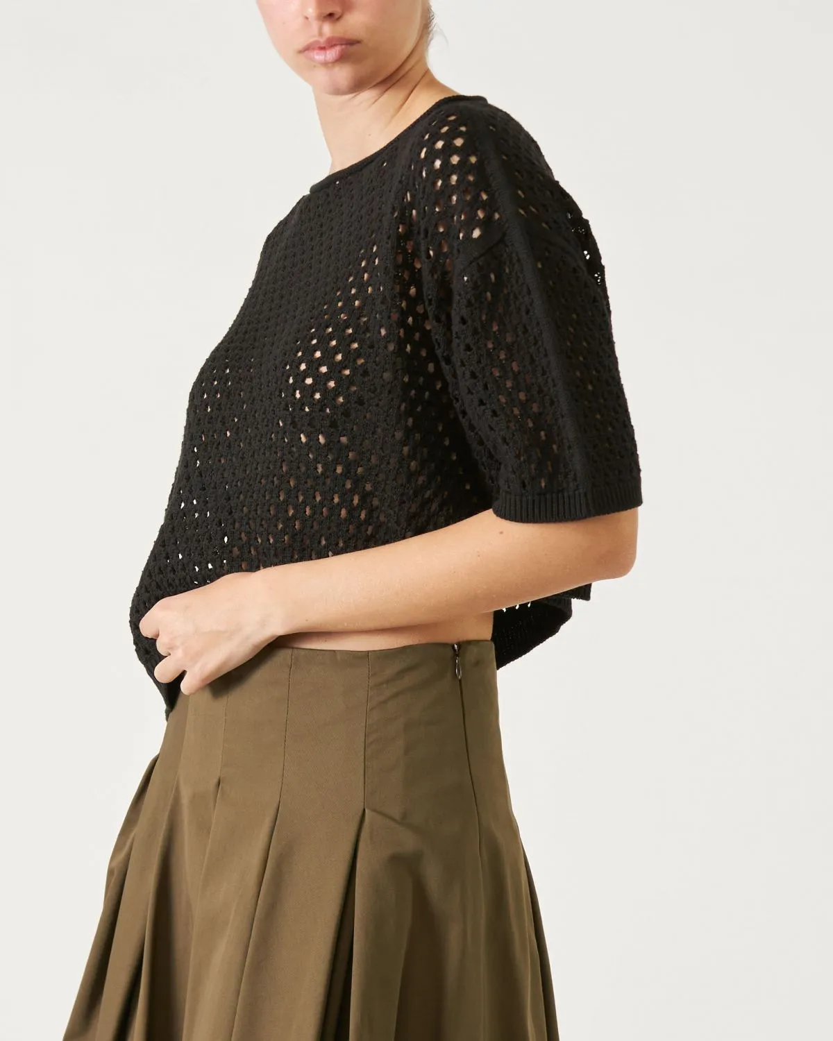 Maglia Jessie Semicouture di colore nero
