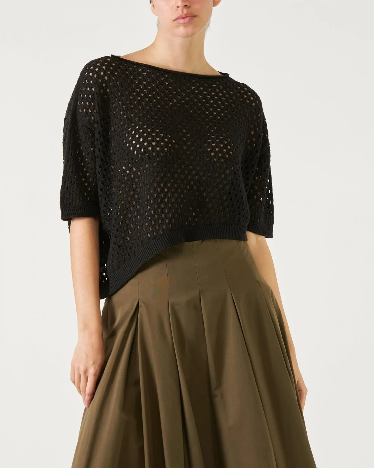 Maglia Jessie Semicouture di colore nero