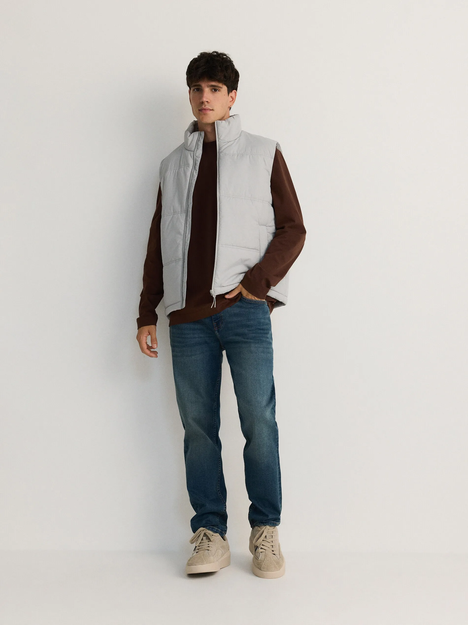Maglietta a maniche lunghe Longsleeve regular con stampa