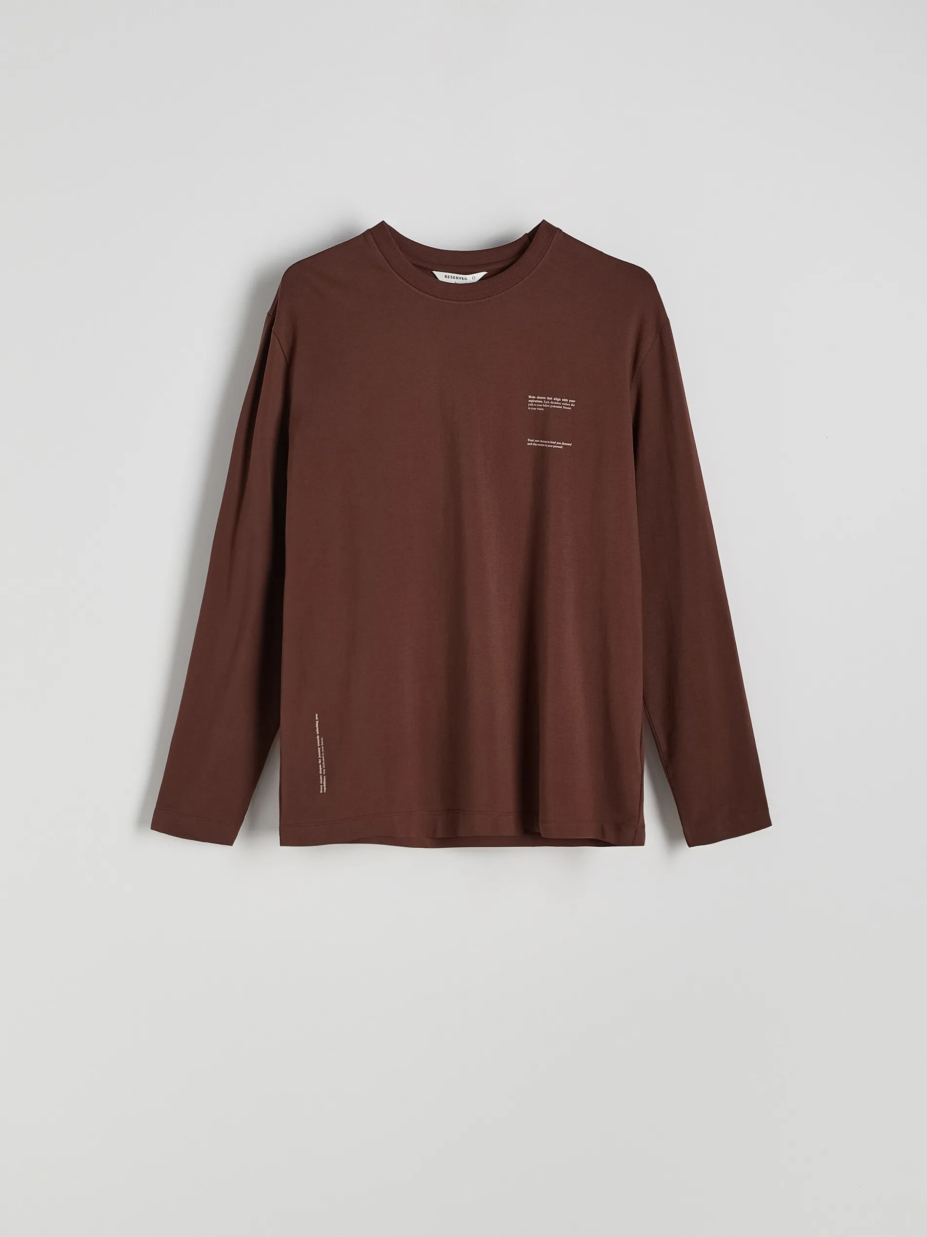 Maglietta a maniche lunghe Longsleeve regular con stampa