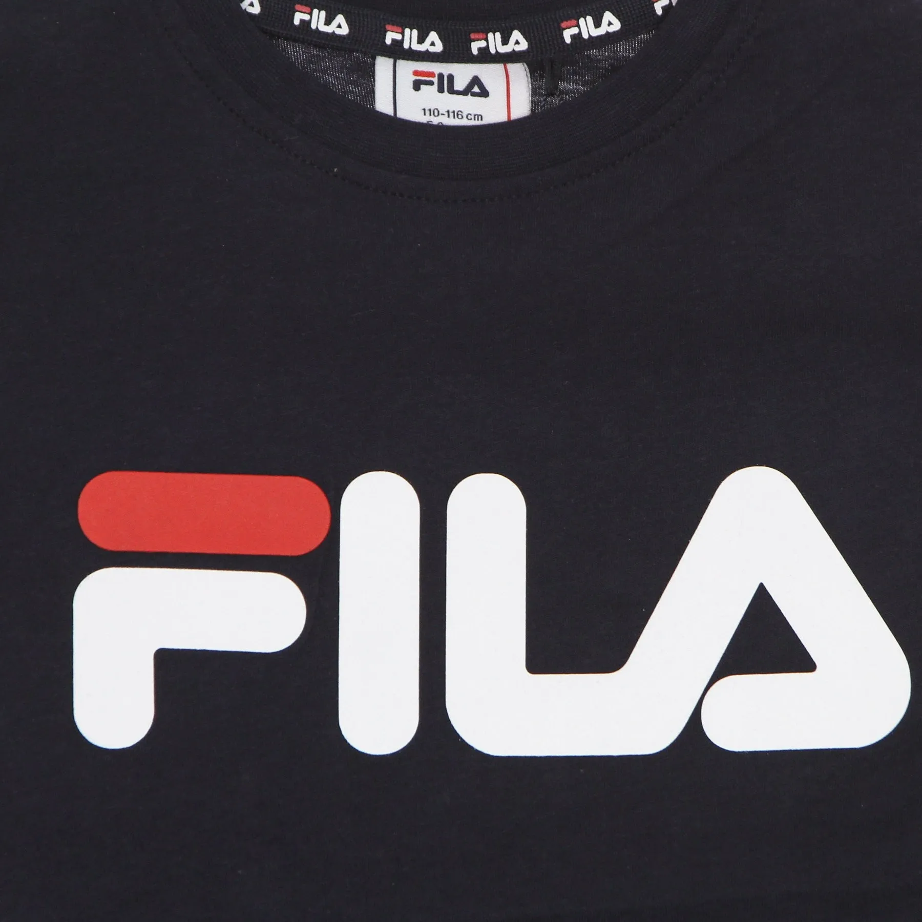 Maglietta Bambino Lea Logo Tee Black Iris