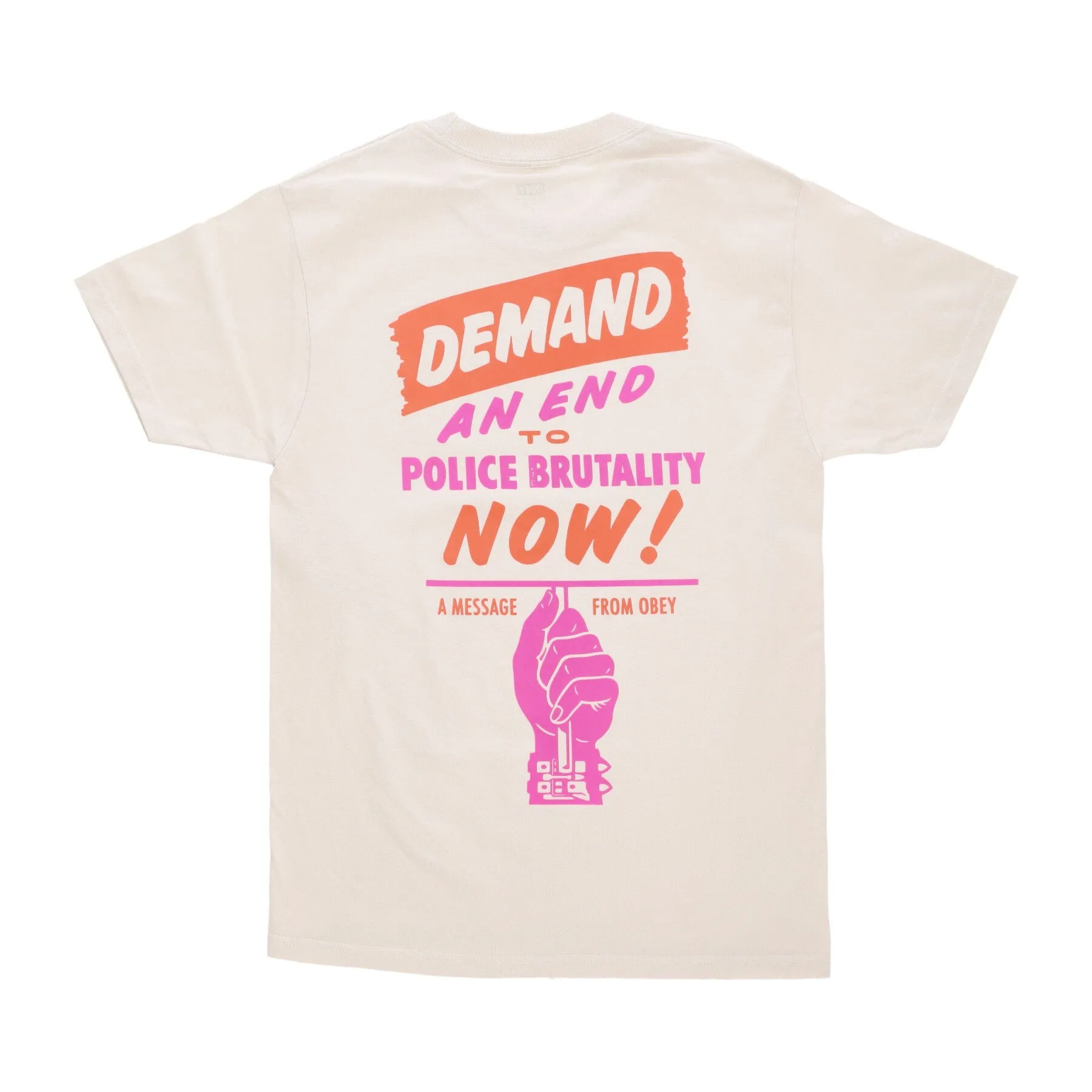 Maglietta Uomo End Police Brutality Classic Tee Cream
