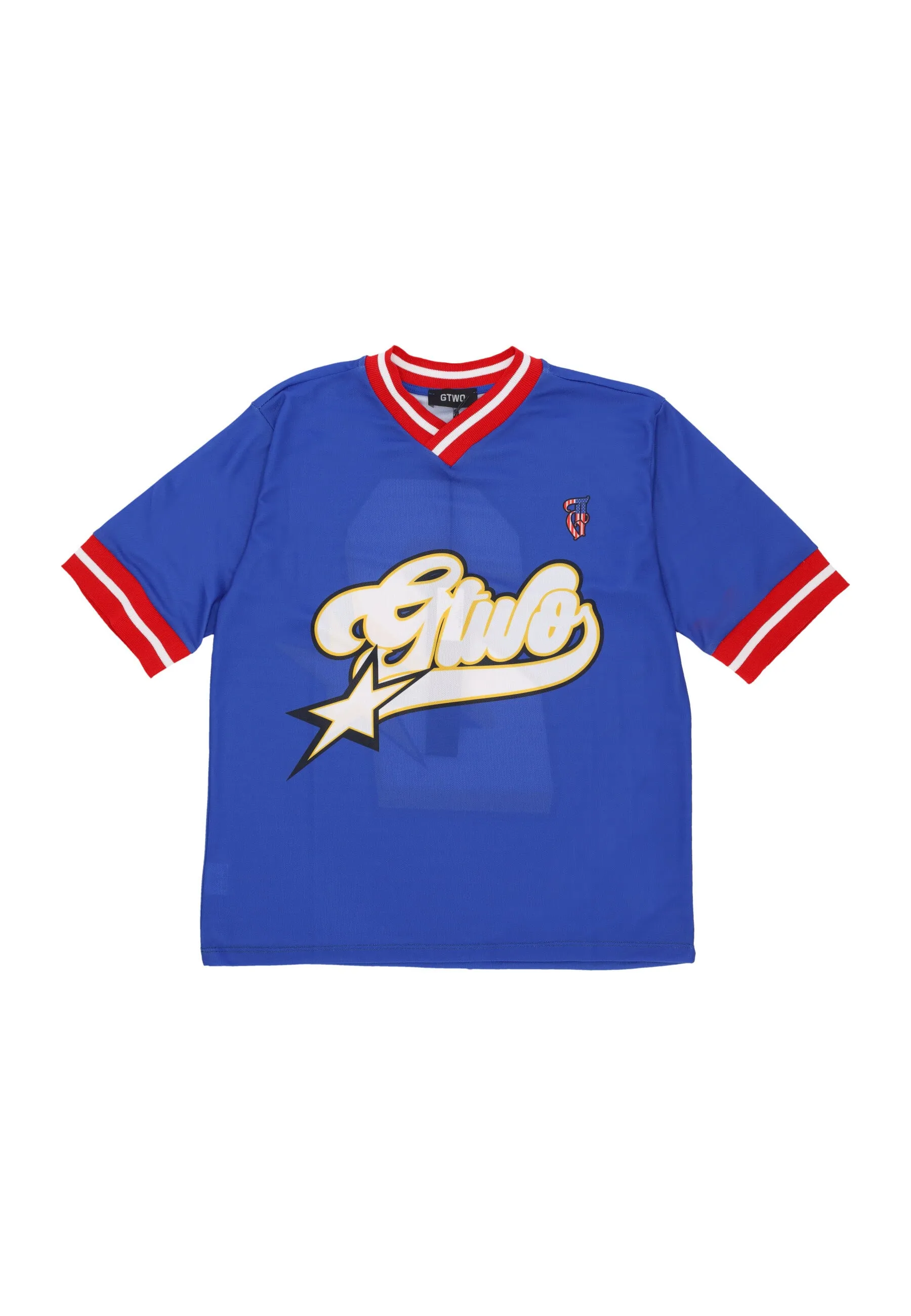 Maglietta Uomo Field Script Logo Tee Royal Blue