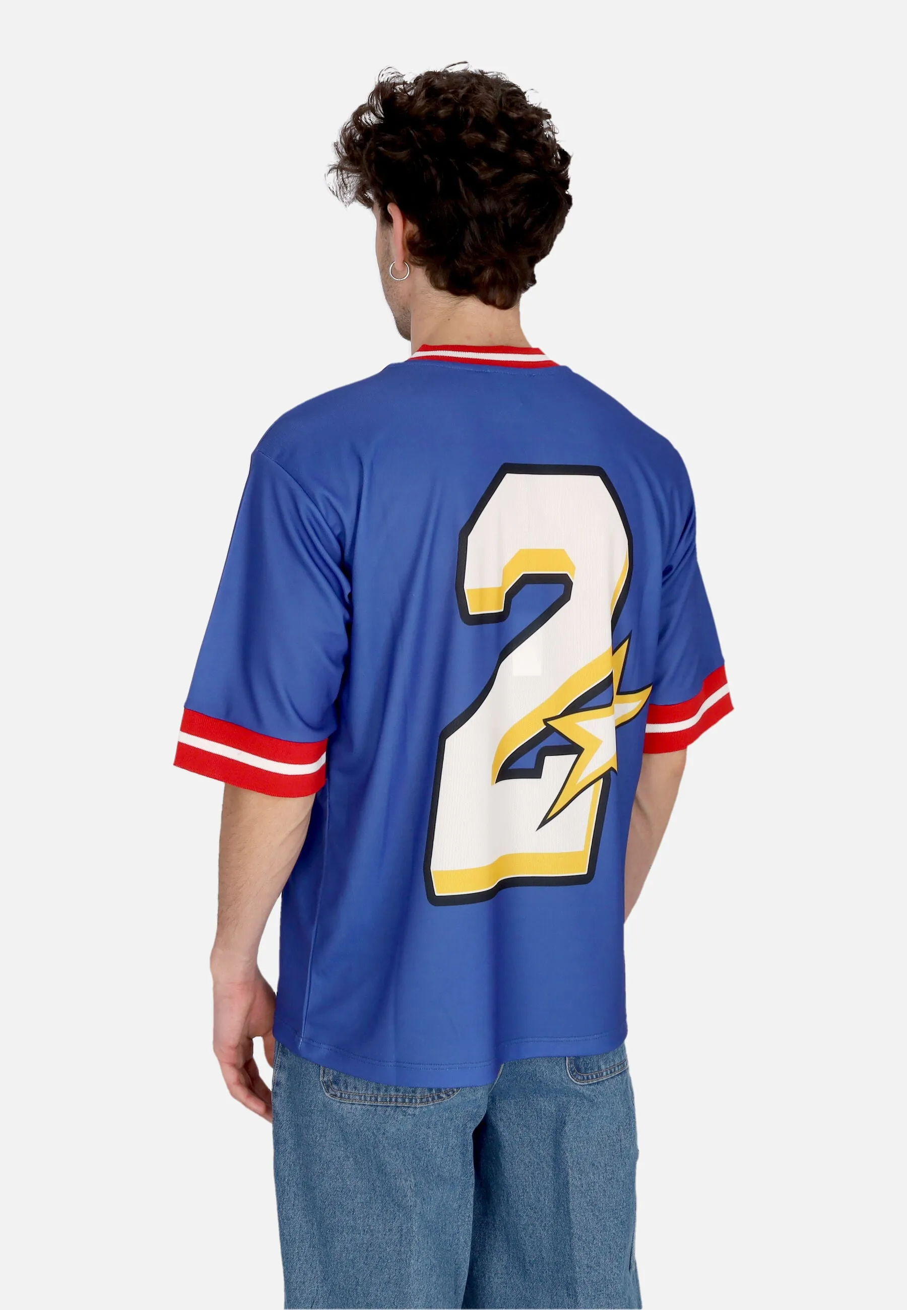 Maglietta Uomo Field Script Logo Tee Royal Blue