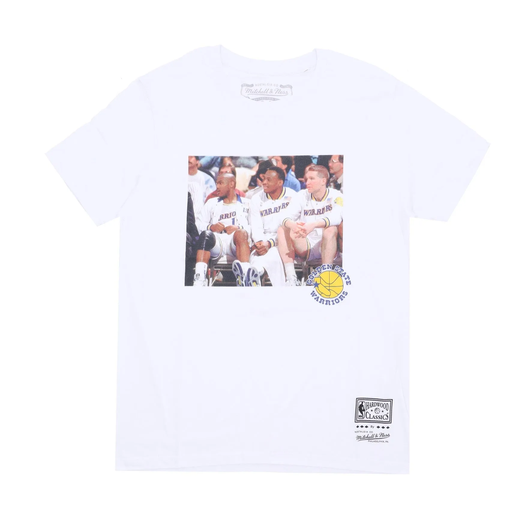 Maglietta Uomo Nba Player Photo Tee Hardwood Classics Golwar White