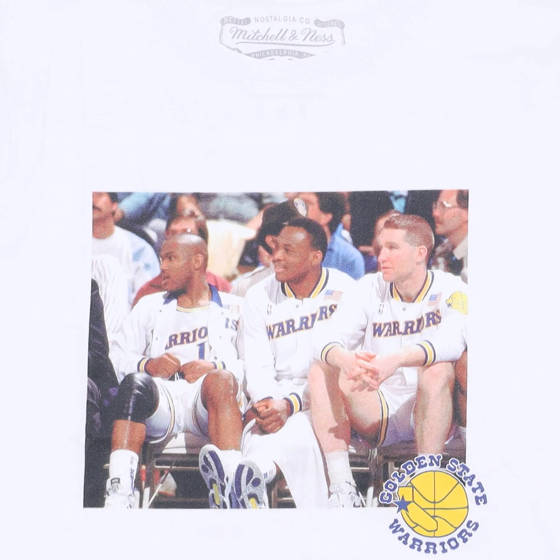 Maglietta Uomo Nba Player Photo Tee Hardwood Classics Golwar White