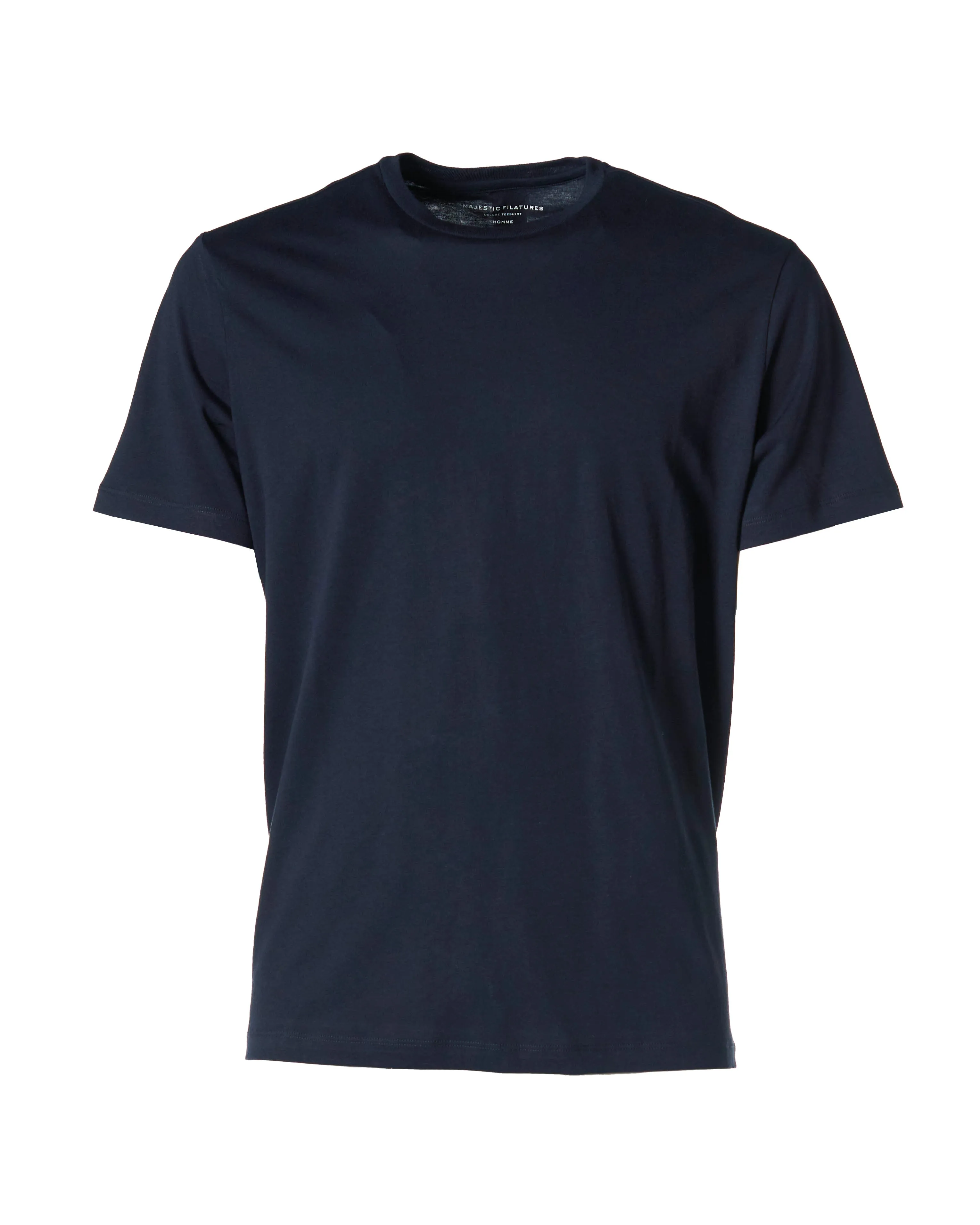 MAJESTIC Tshirt liocell color blu