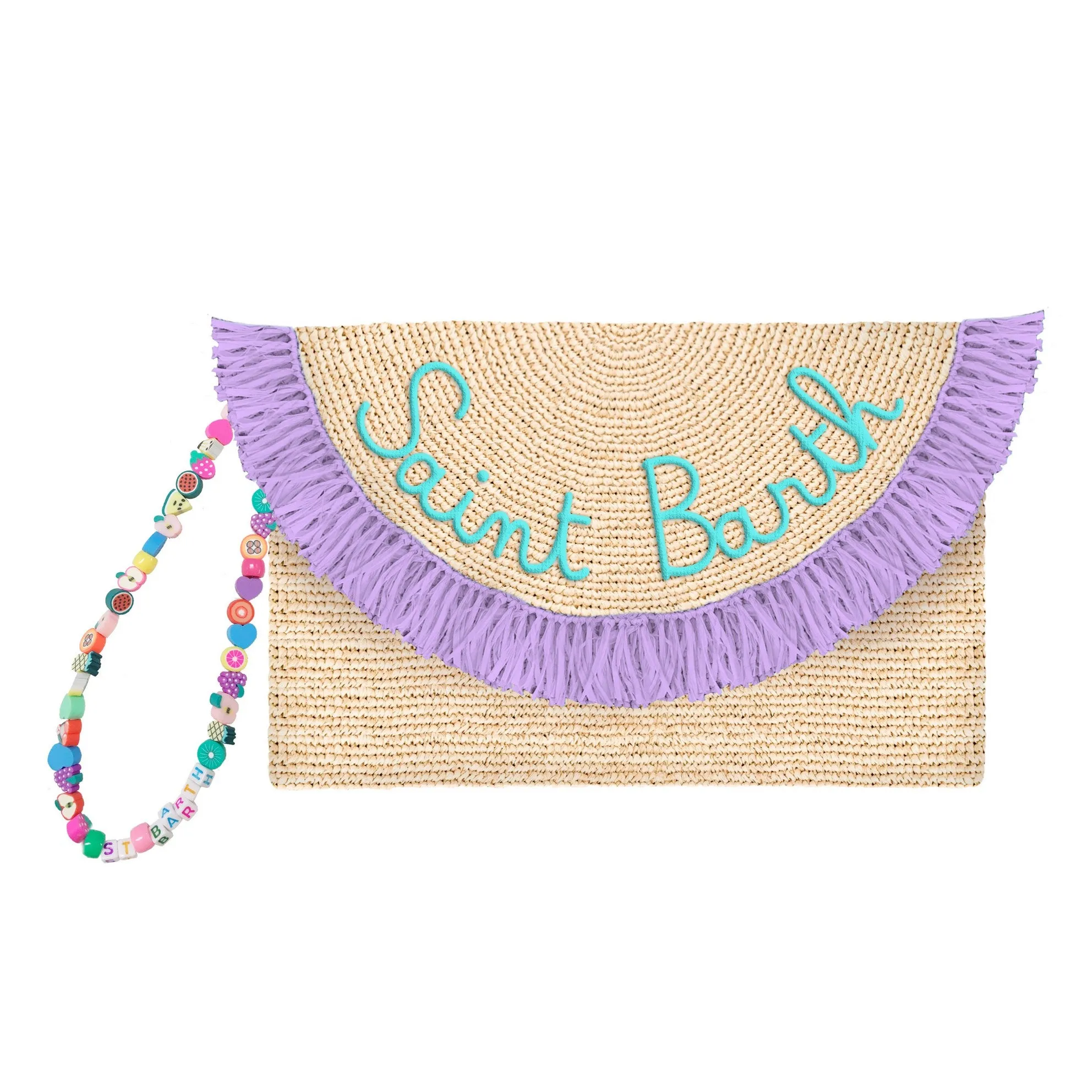 Mc2 Saint Barth pochette straw raffia multic