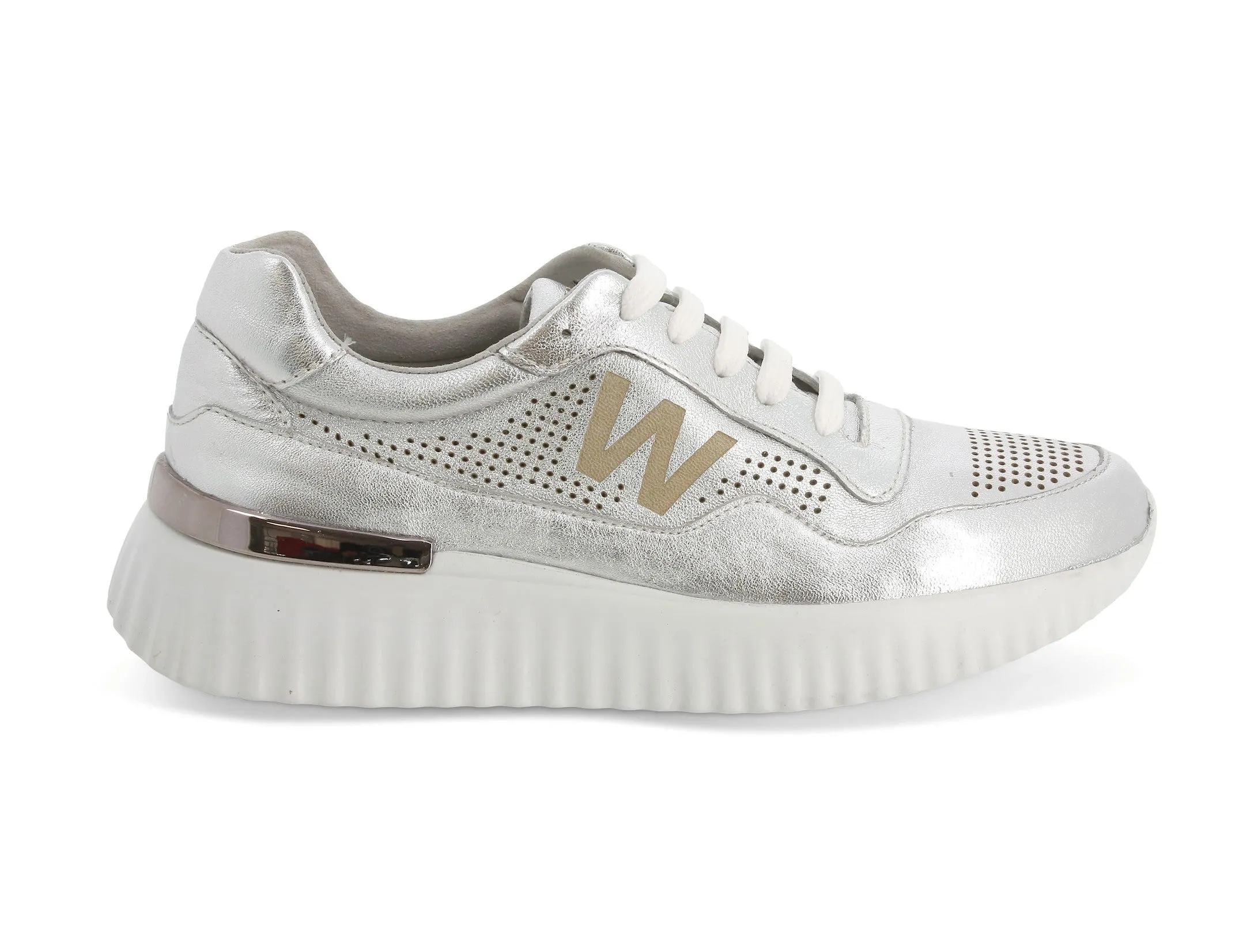 Melluso donna sneakers estive in pelle traforata