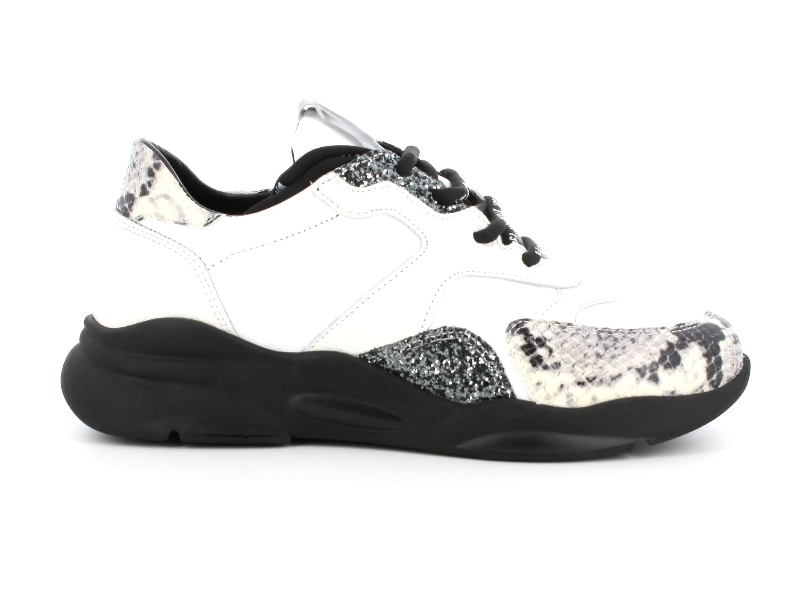 Melluso donna sneakers in pelle bianca